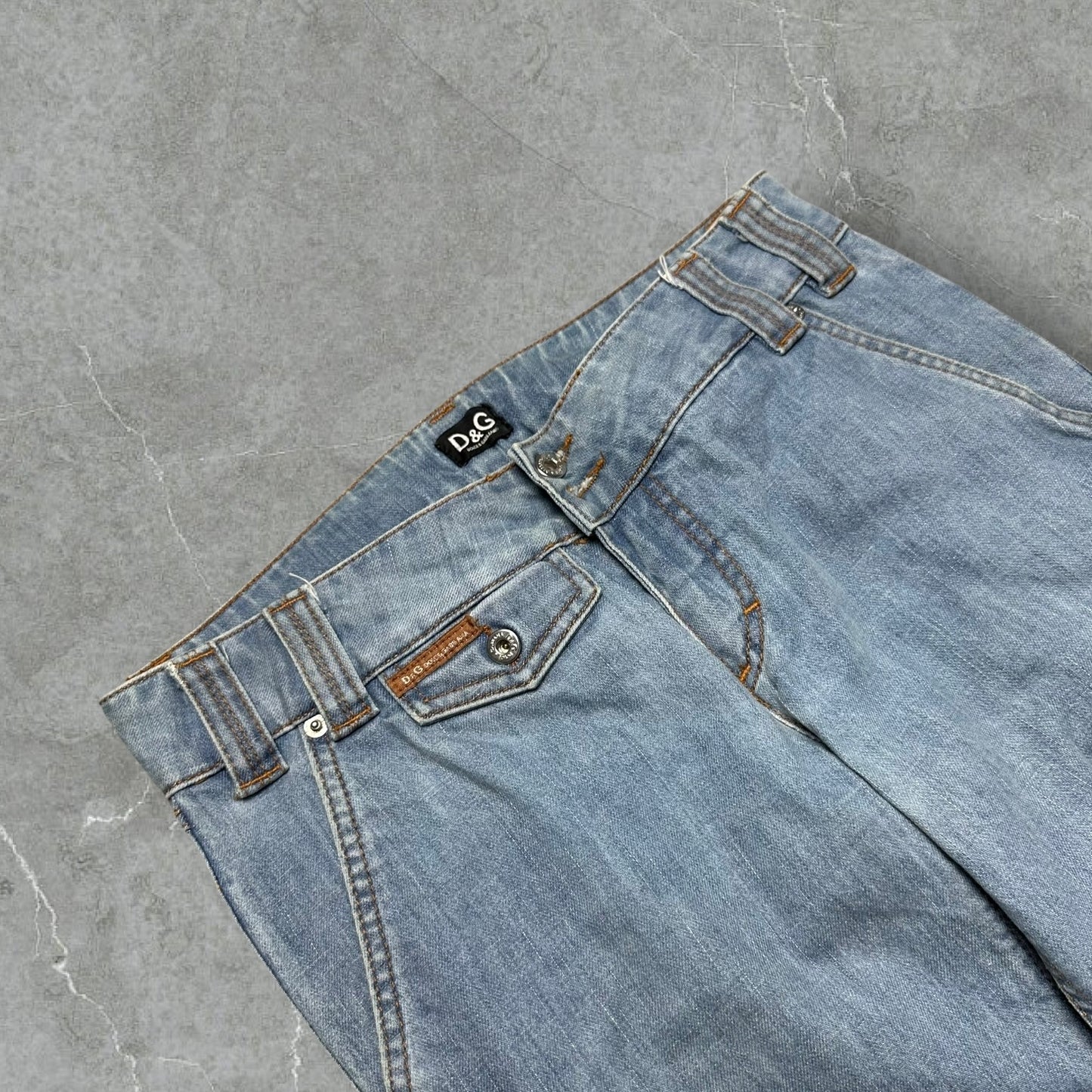Vintage Dolce & Gabbana Jeans Low Waist mit Schlag (S)
