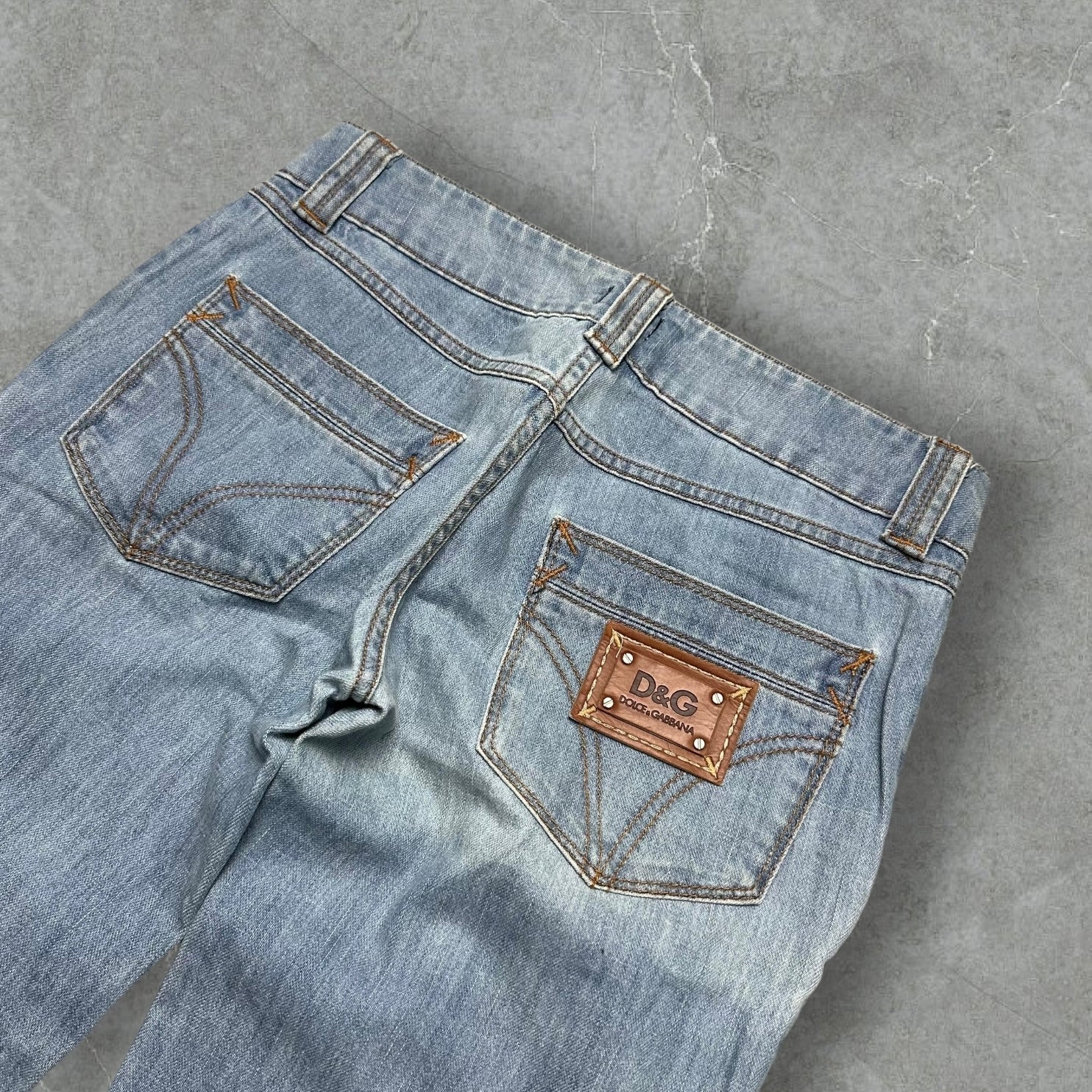 Vintage Dolce & Gabbana Jeans Low Waist mit Schlag (S)