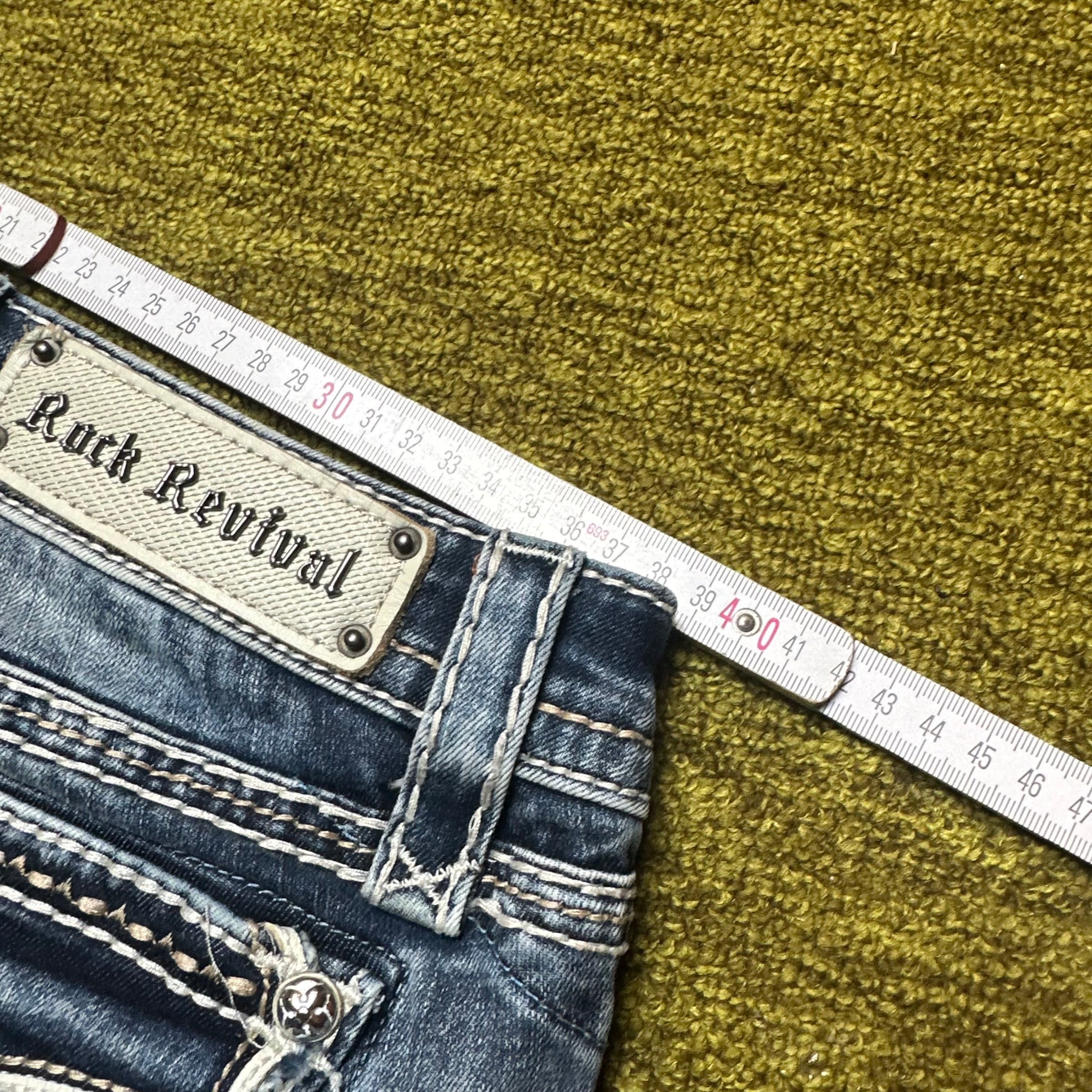 Vintage Rock Revival Bootcut Jeans Damen (M)