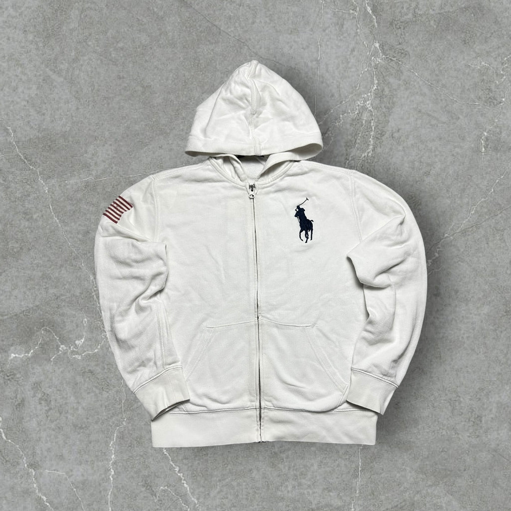 Vintage Ralph Lauren USA Flagg und Ziffer (XS-S)