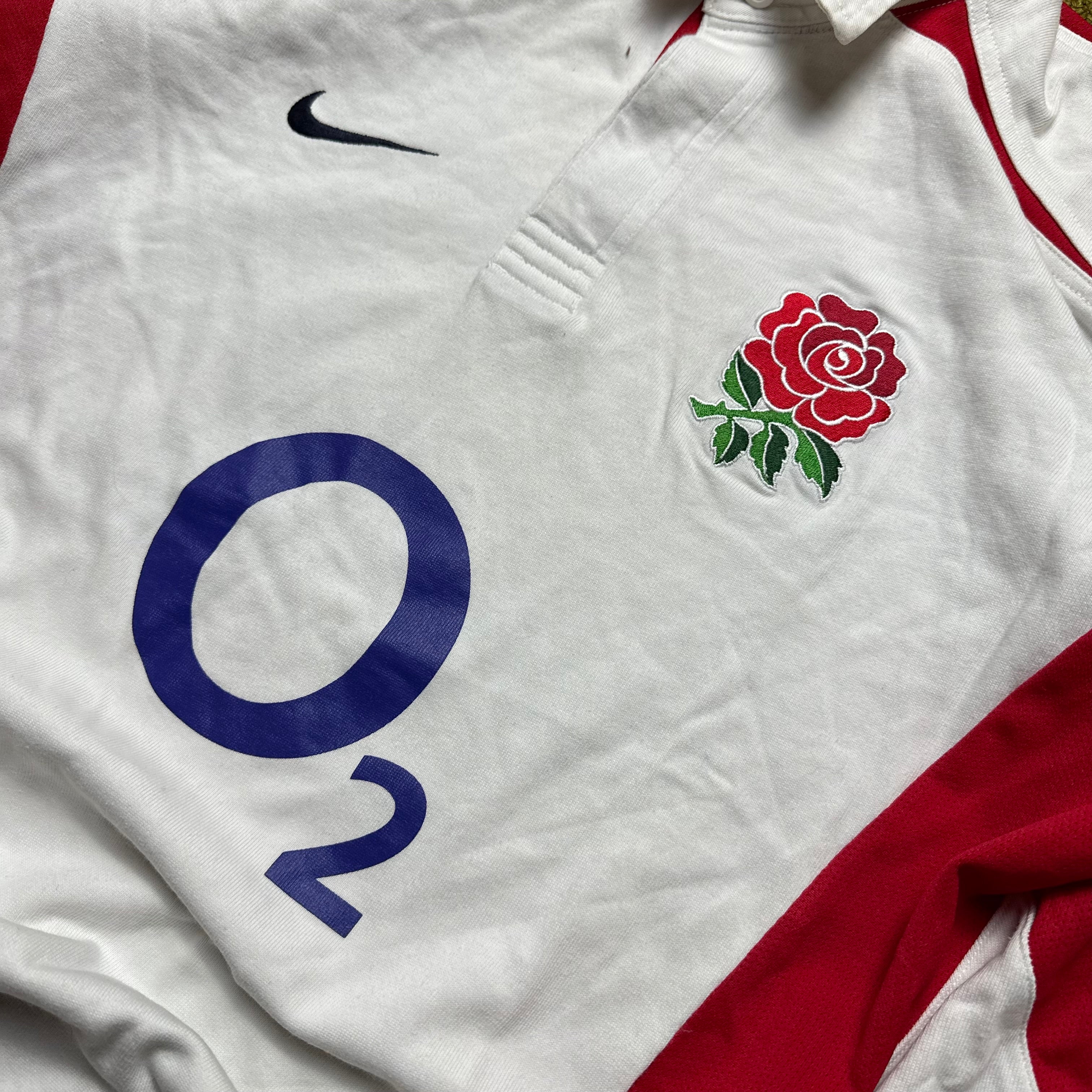 Vintage Nike England Rugby Polo (XL)