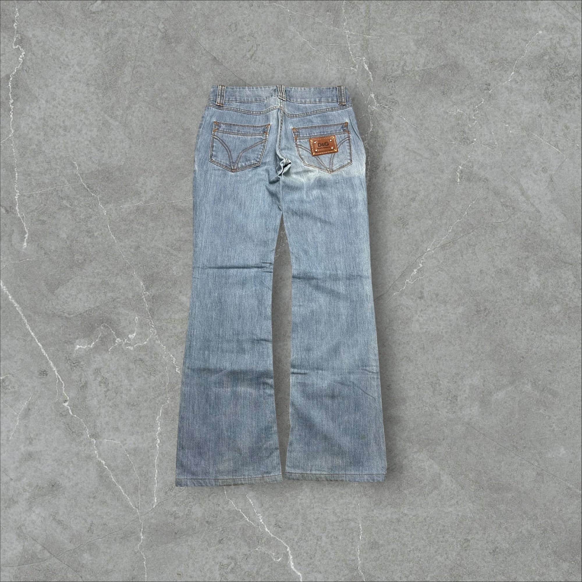Vintage Dolce & Gabbana Jeans Low Waist mit Schlag (S)
