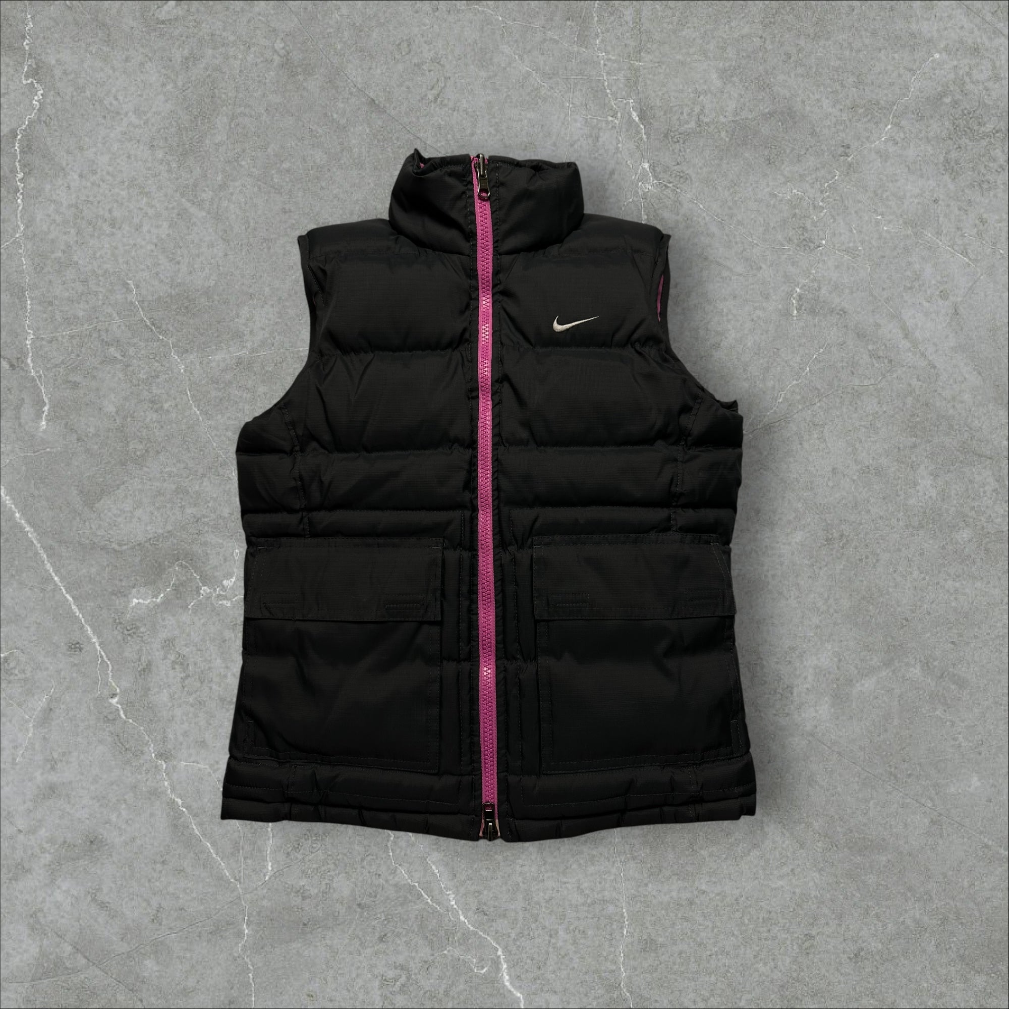 Vintage Nike reversible Puffer Weste (XS)
