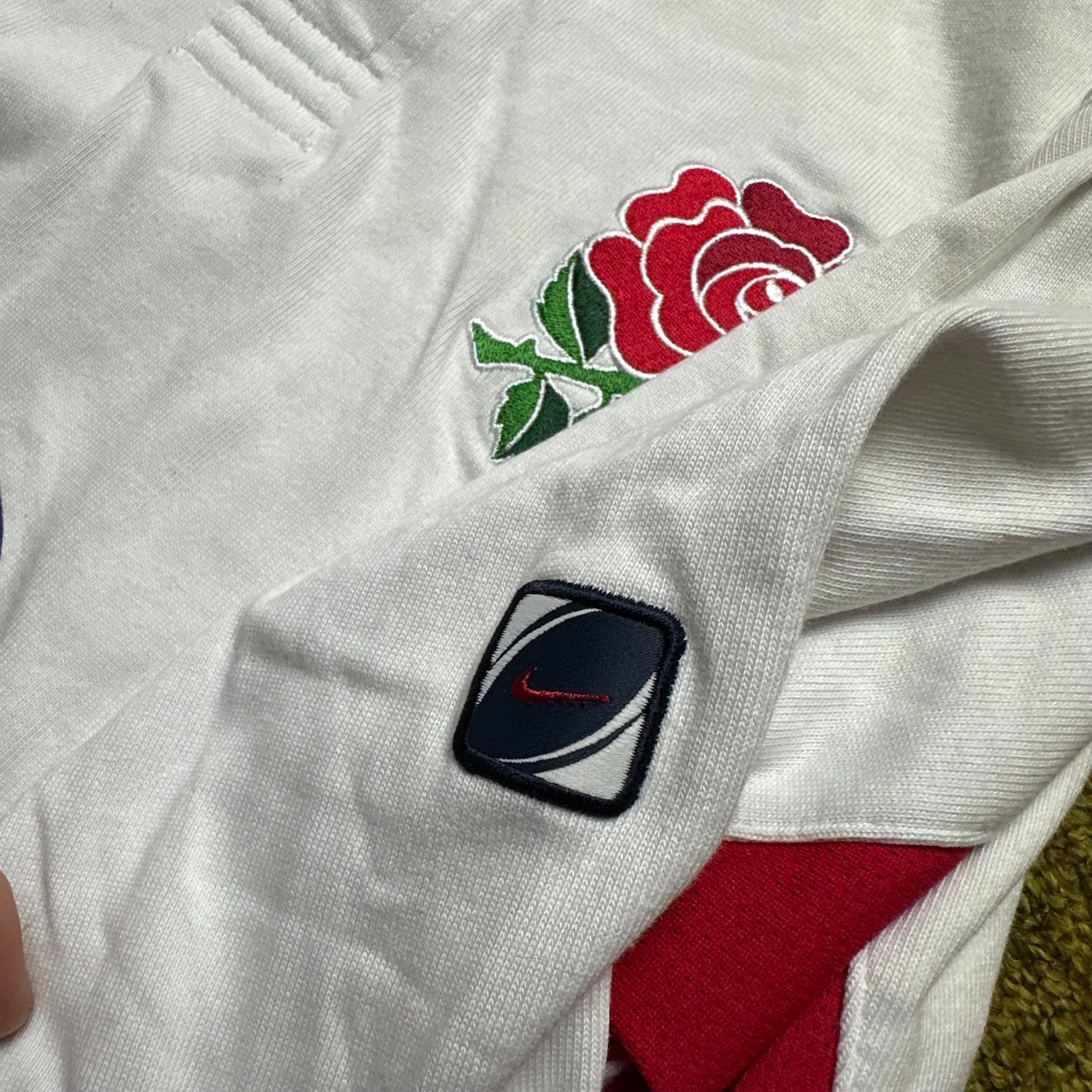Vintage Nike England Rugby Polo (XL)