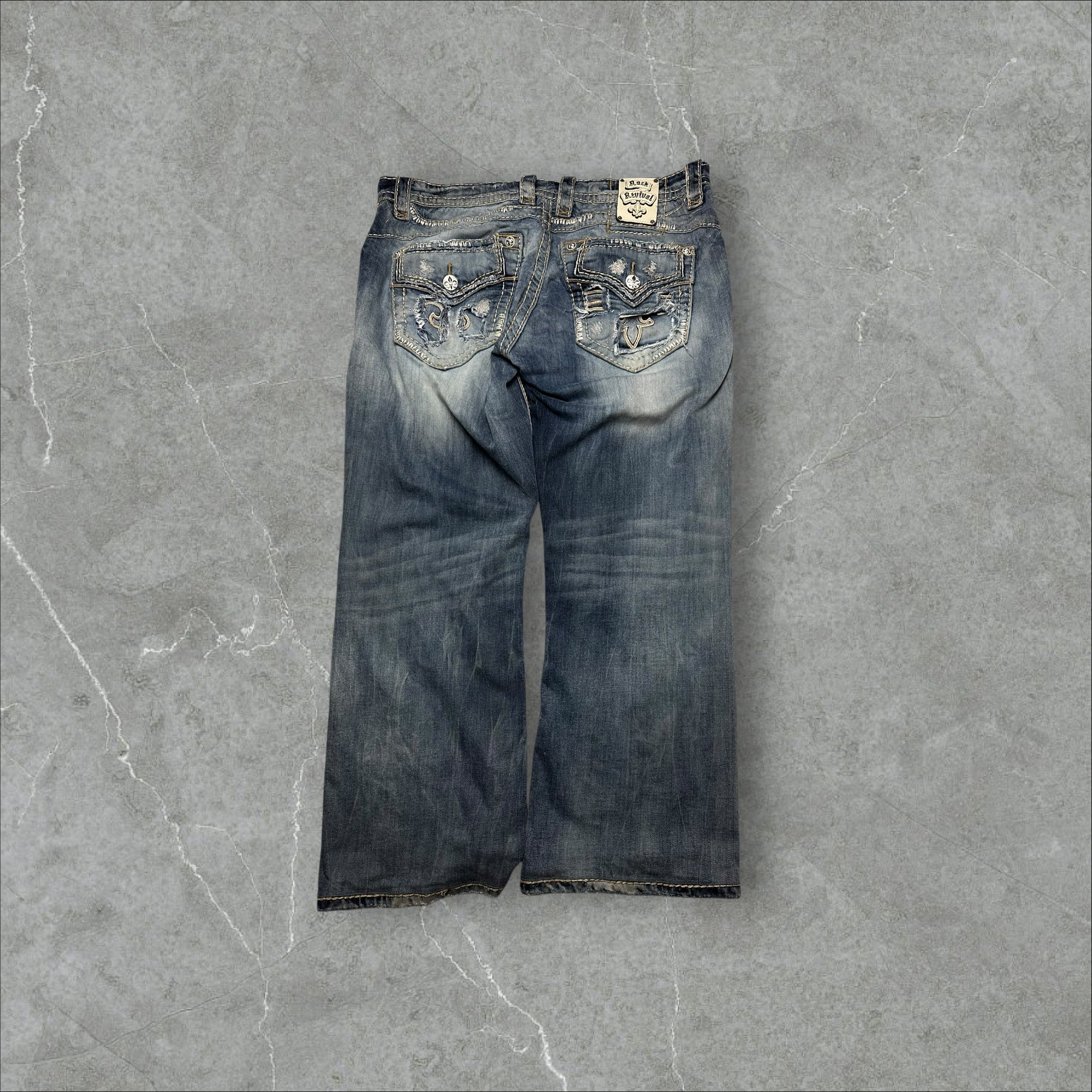 Vintage Rock Revival Jeans (XL)