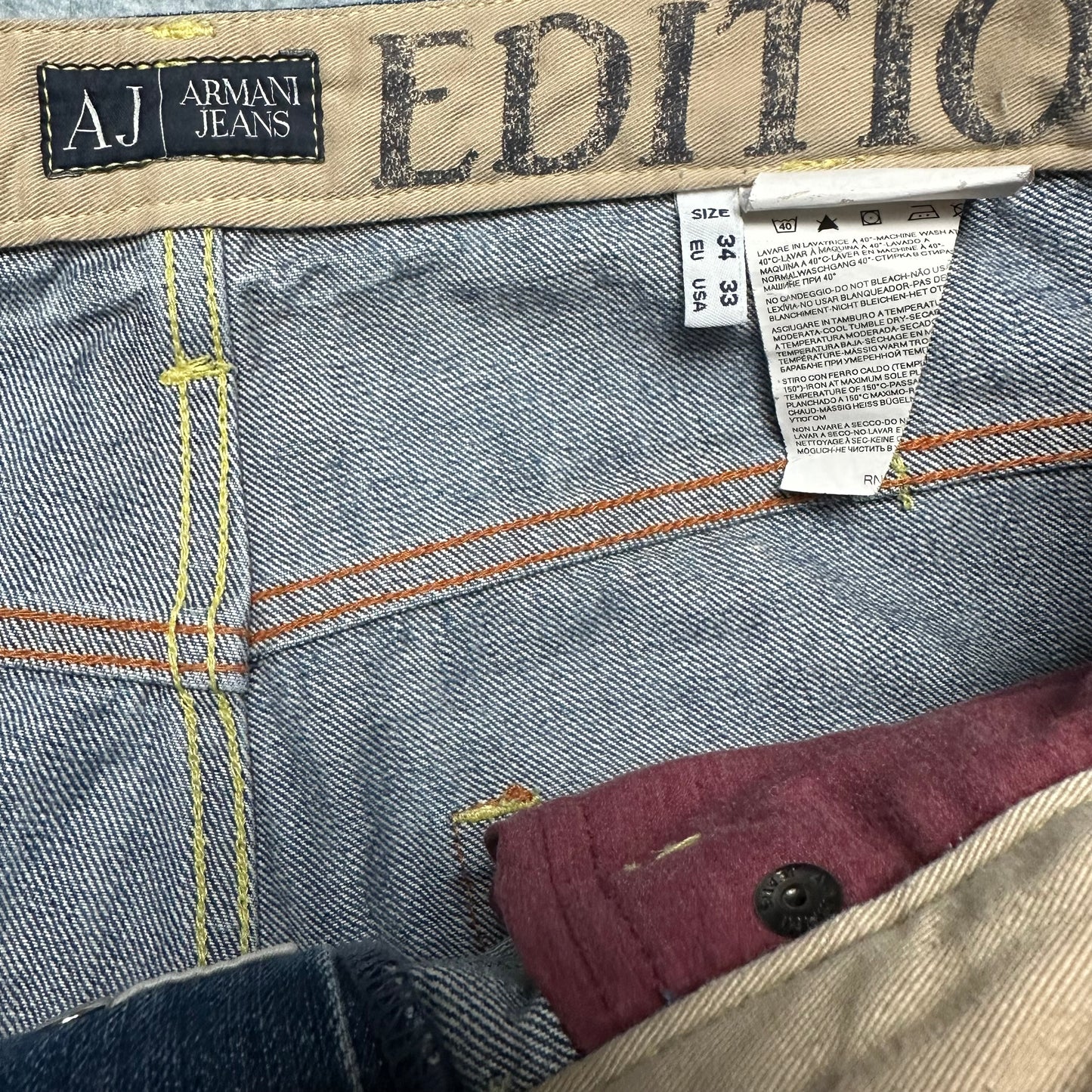 Vintage Armani Jeans (M-L)
