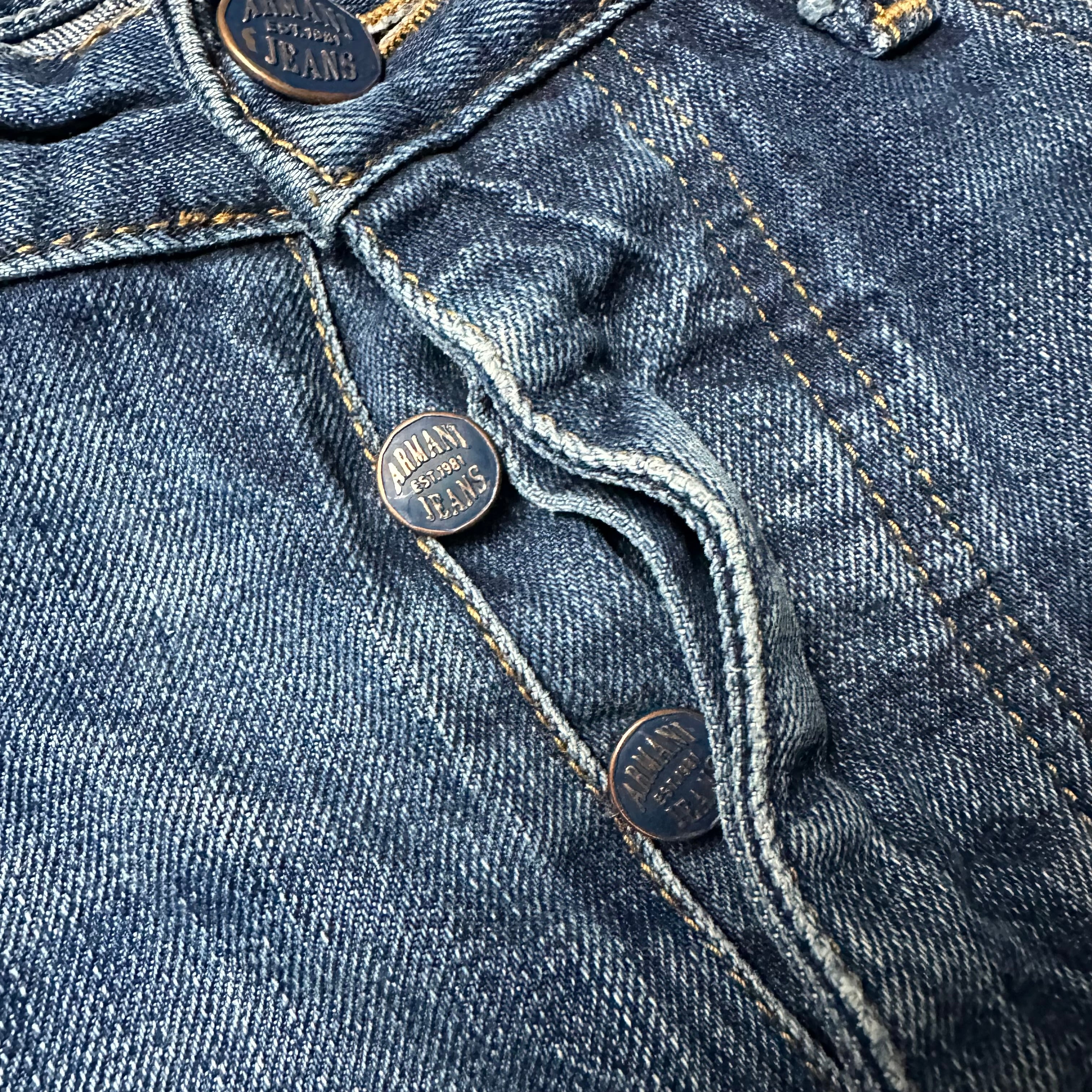 Vintage Baggy Armani Jeans (M / 33)