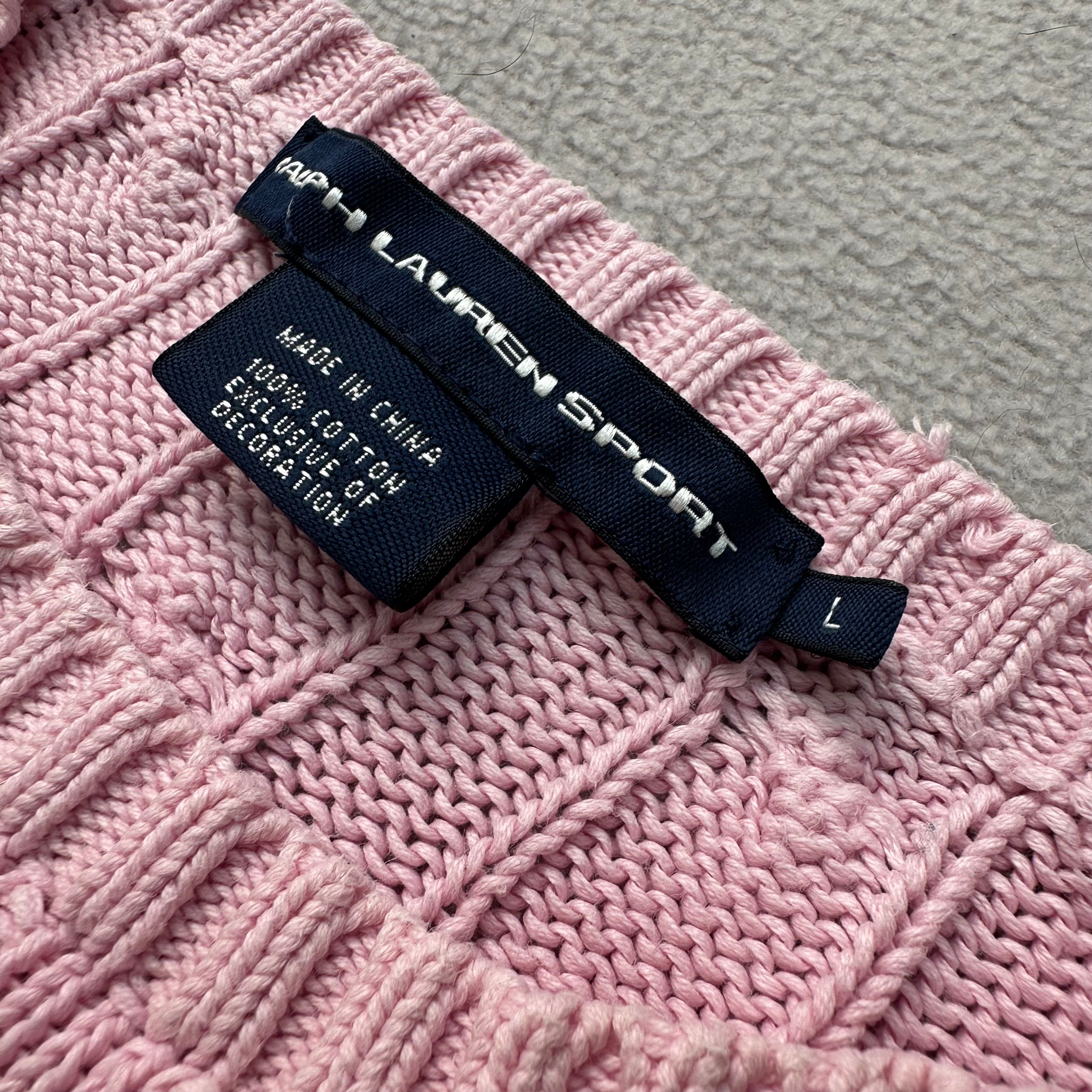 Vintage Ralph Lauren Cable Knit Sweater (S-M)