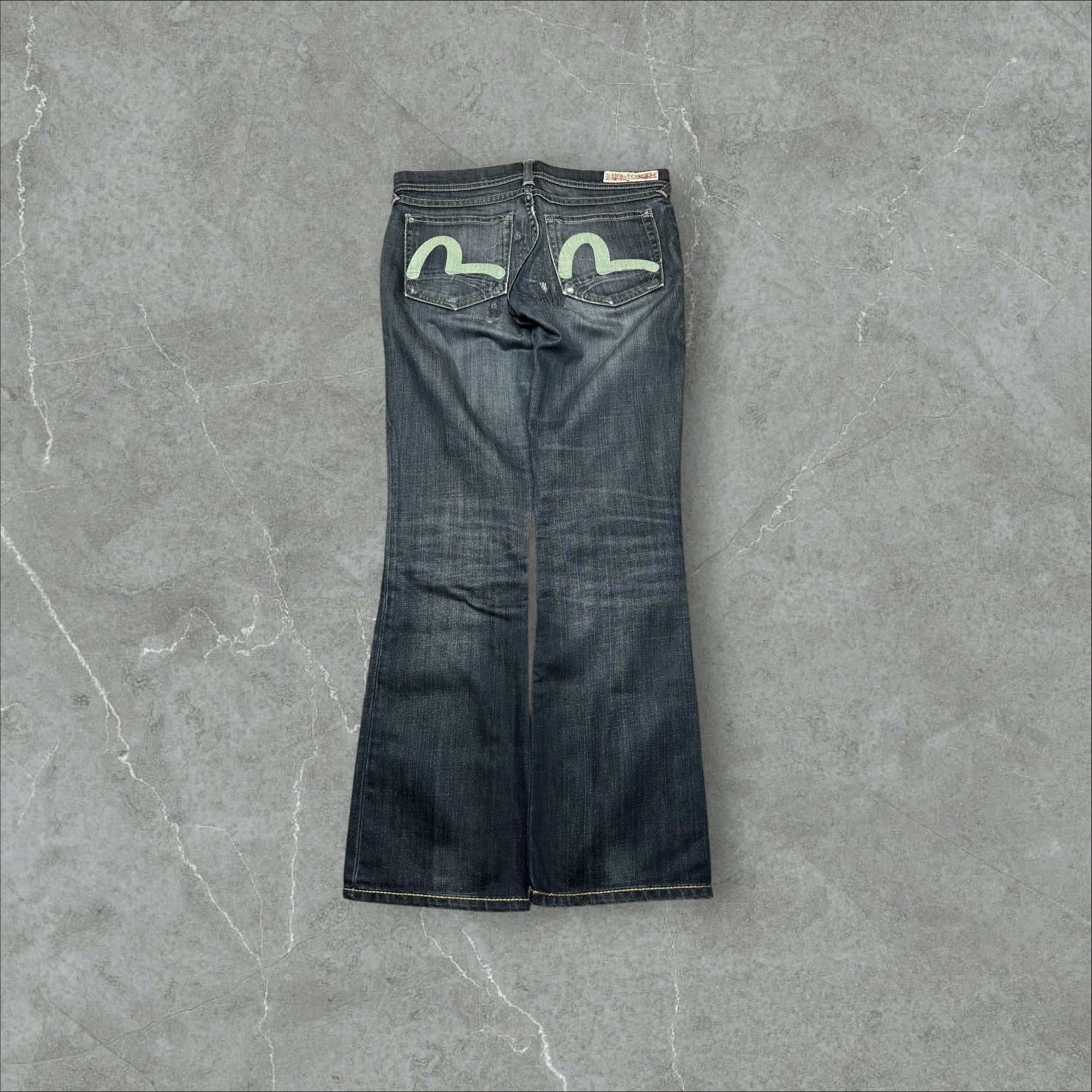 Vintage Evisu Low waist Bootcut Jeans Damen (S)