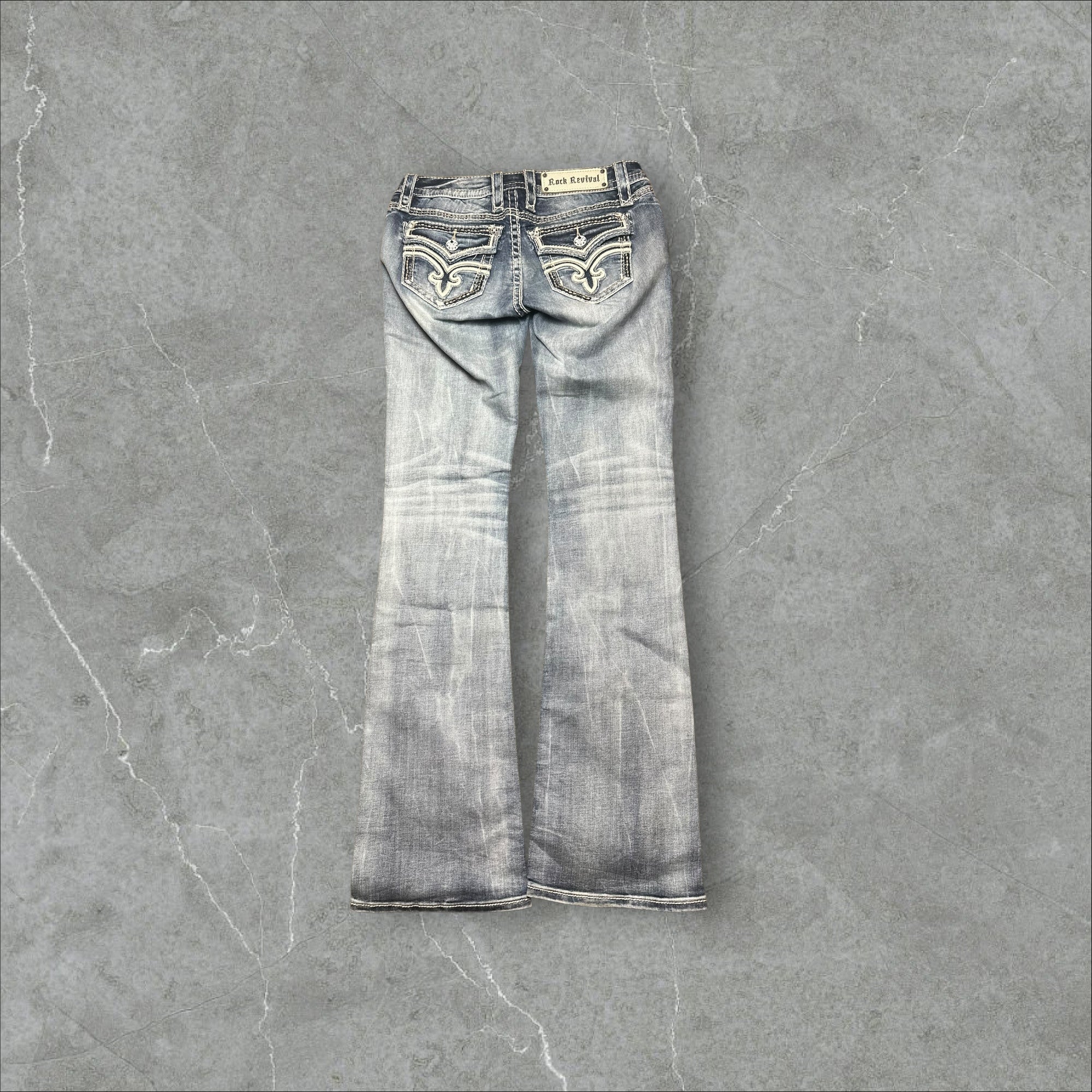 Vintage Rock Revival Bootcut Jeans Damen (M)