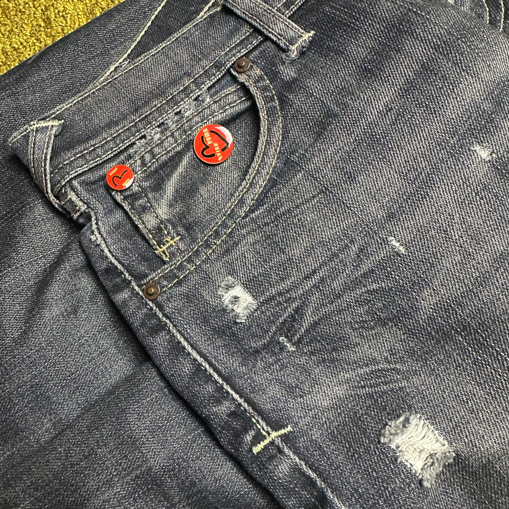 Vintage Evisu Low waist Bootcut Jeans Damen (S)