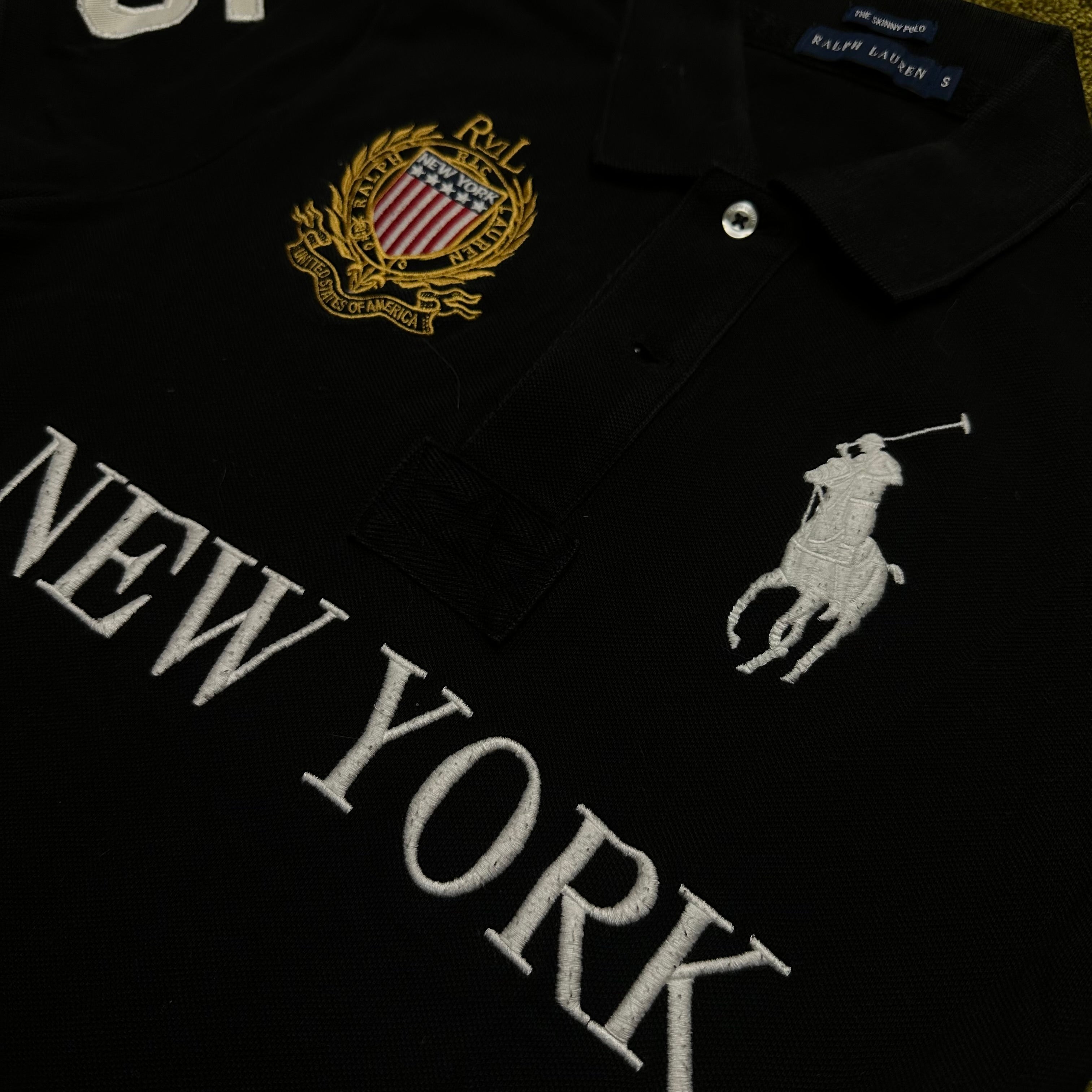 Vintage Ralph Lauren New York Polo Shirt (XS-S)