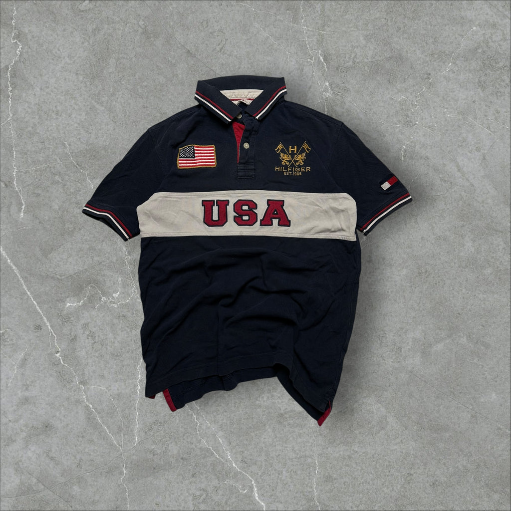 Vintage Hilfiger USA Polo Shirt (XXS)