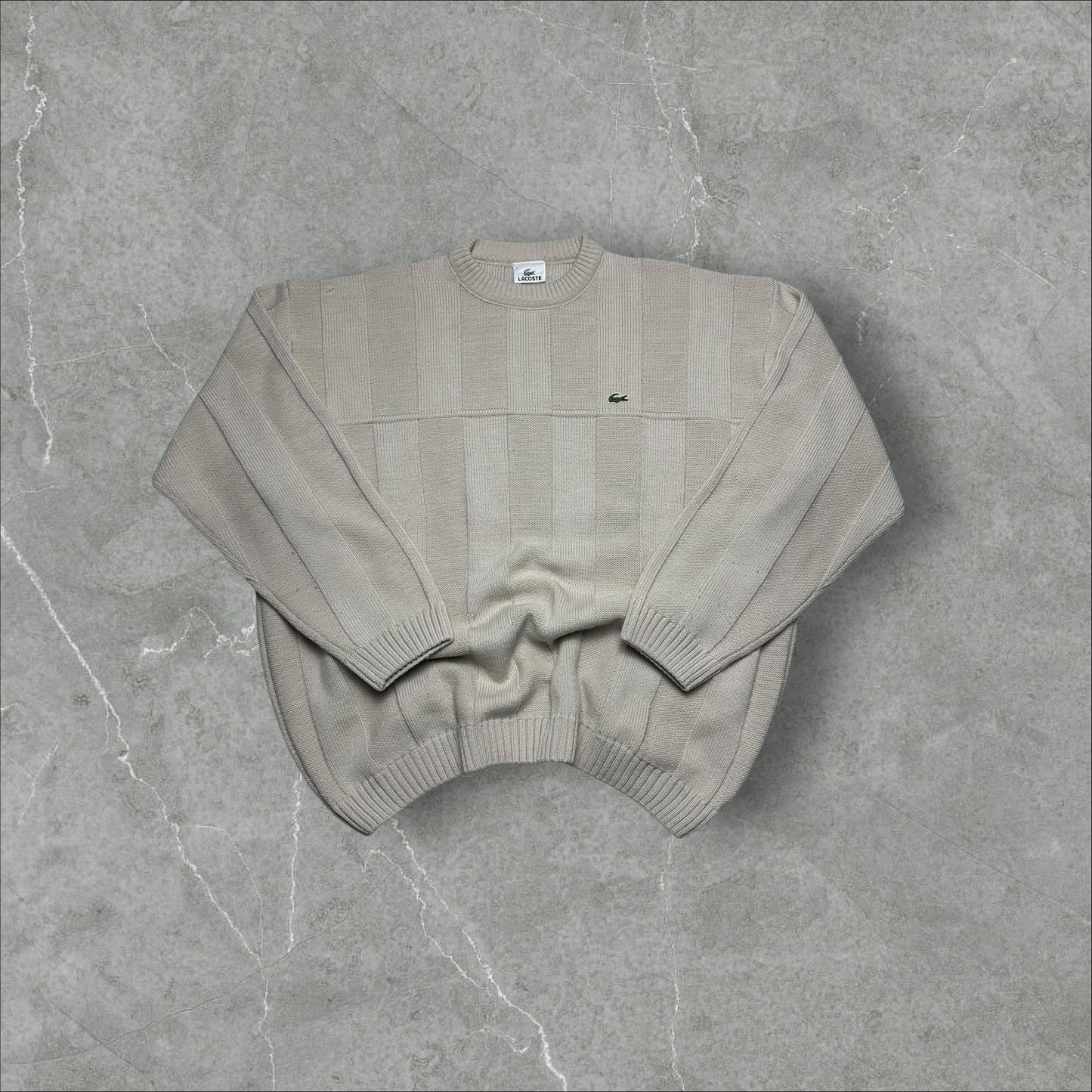 Vintage Lacoste Sweater Beige (L)