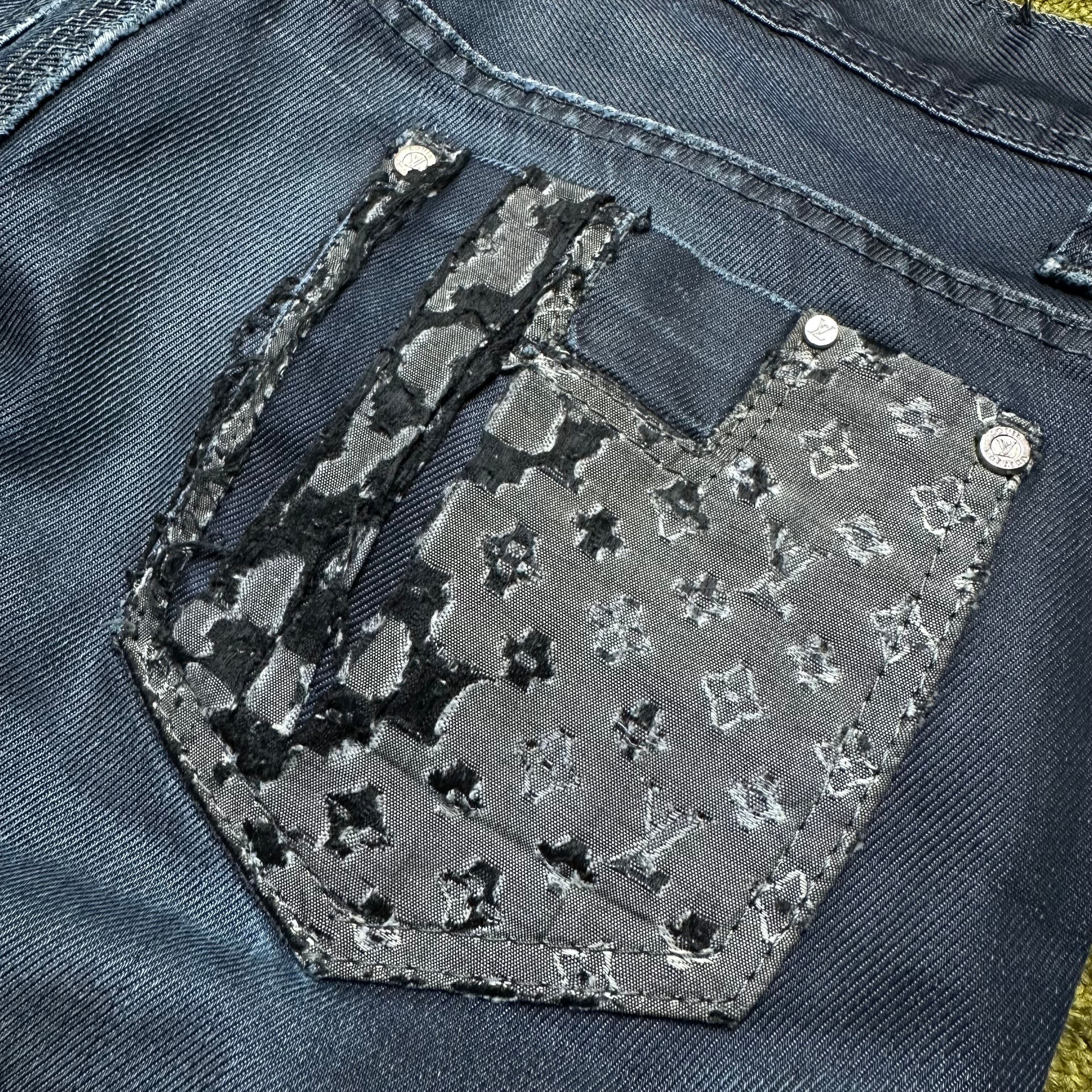 Vintage Customized LV Monogram Jeans (S-M)