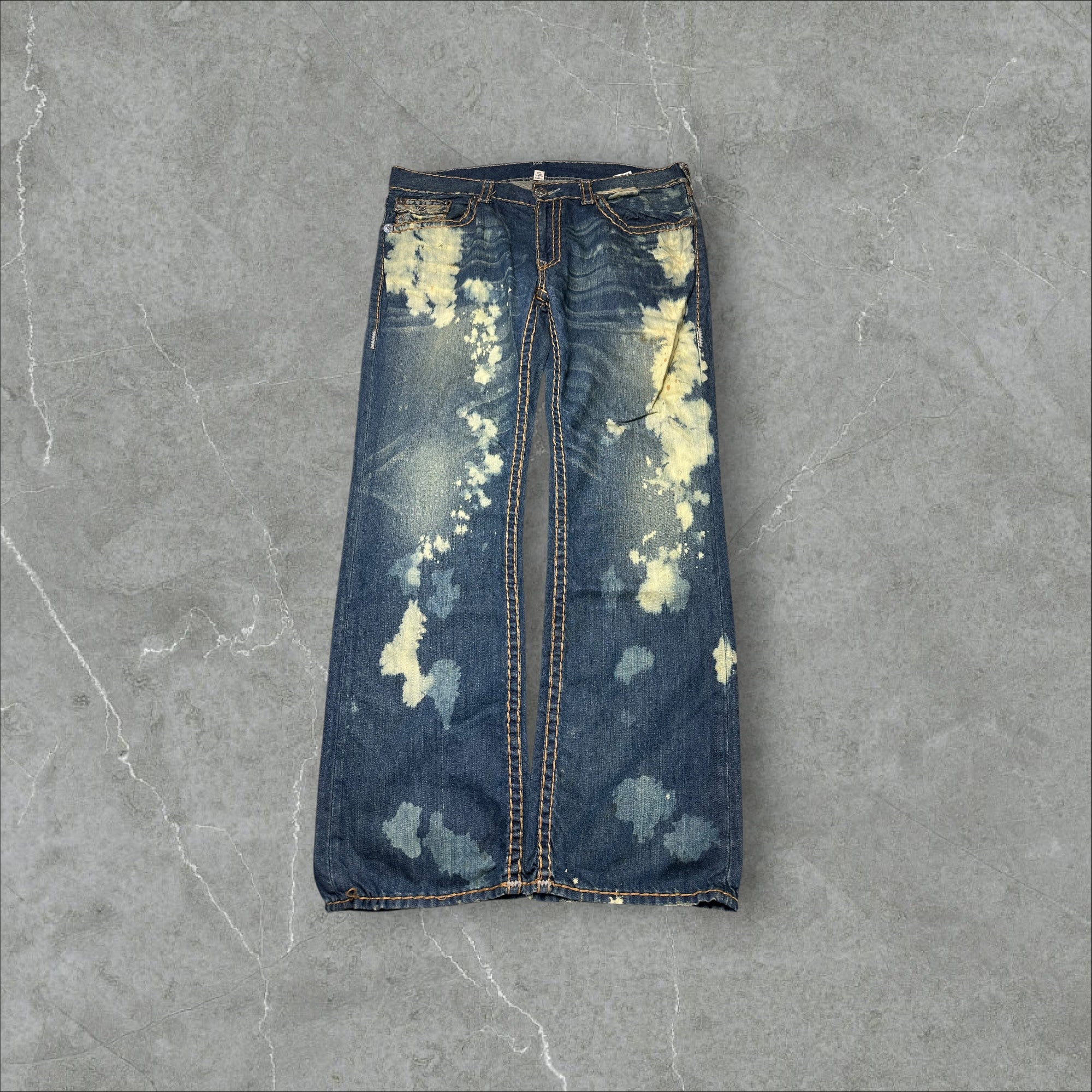 Vintage True Religion Jeans bleached (XL-XXL)