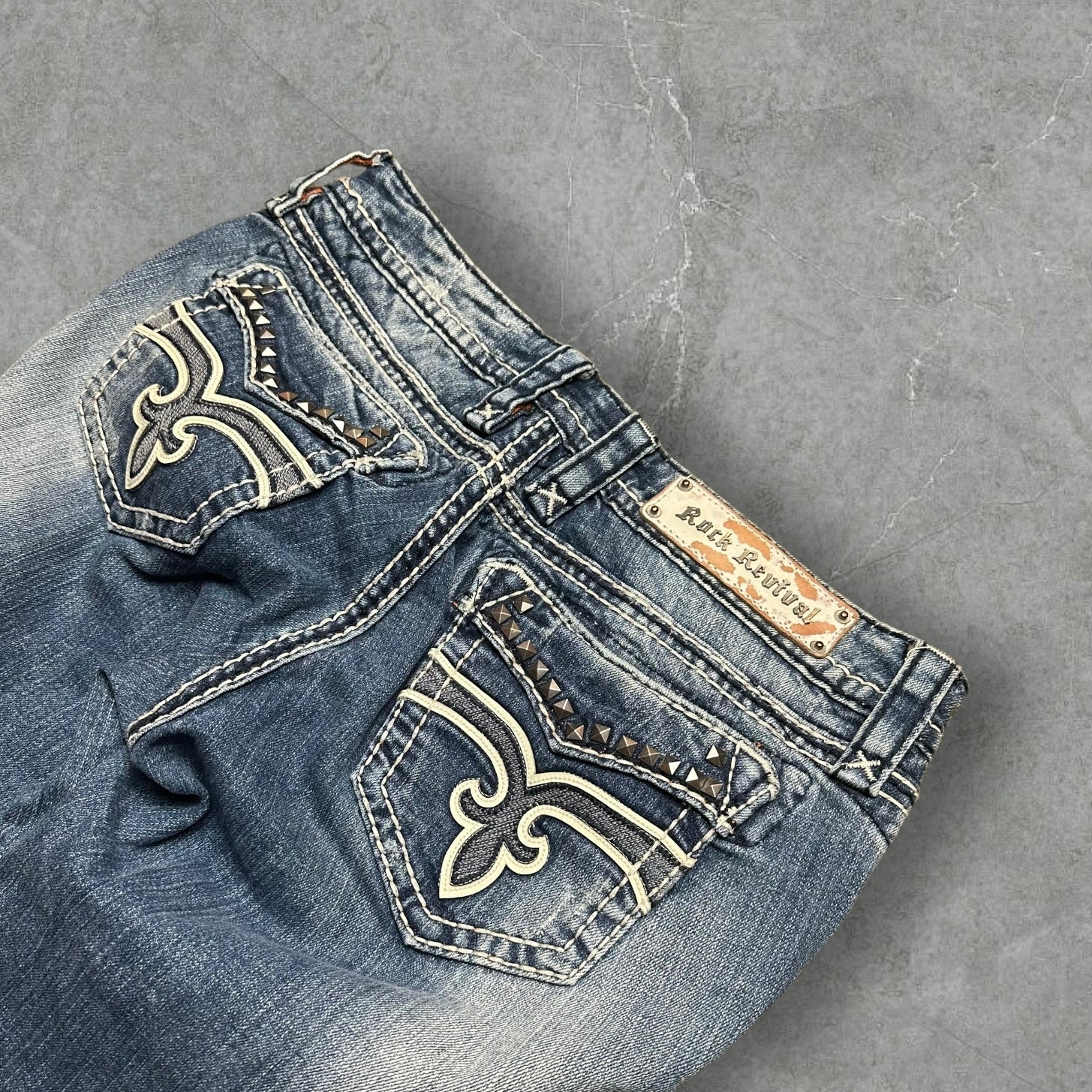 Vintage Rock Revival Bootcut Jeans Damen (M)