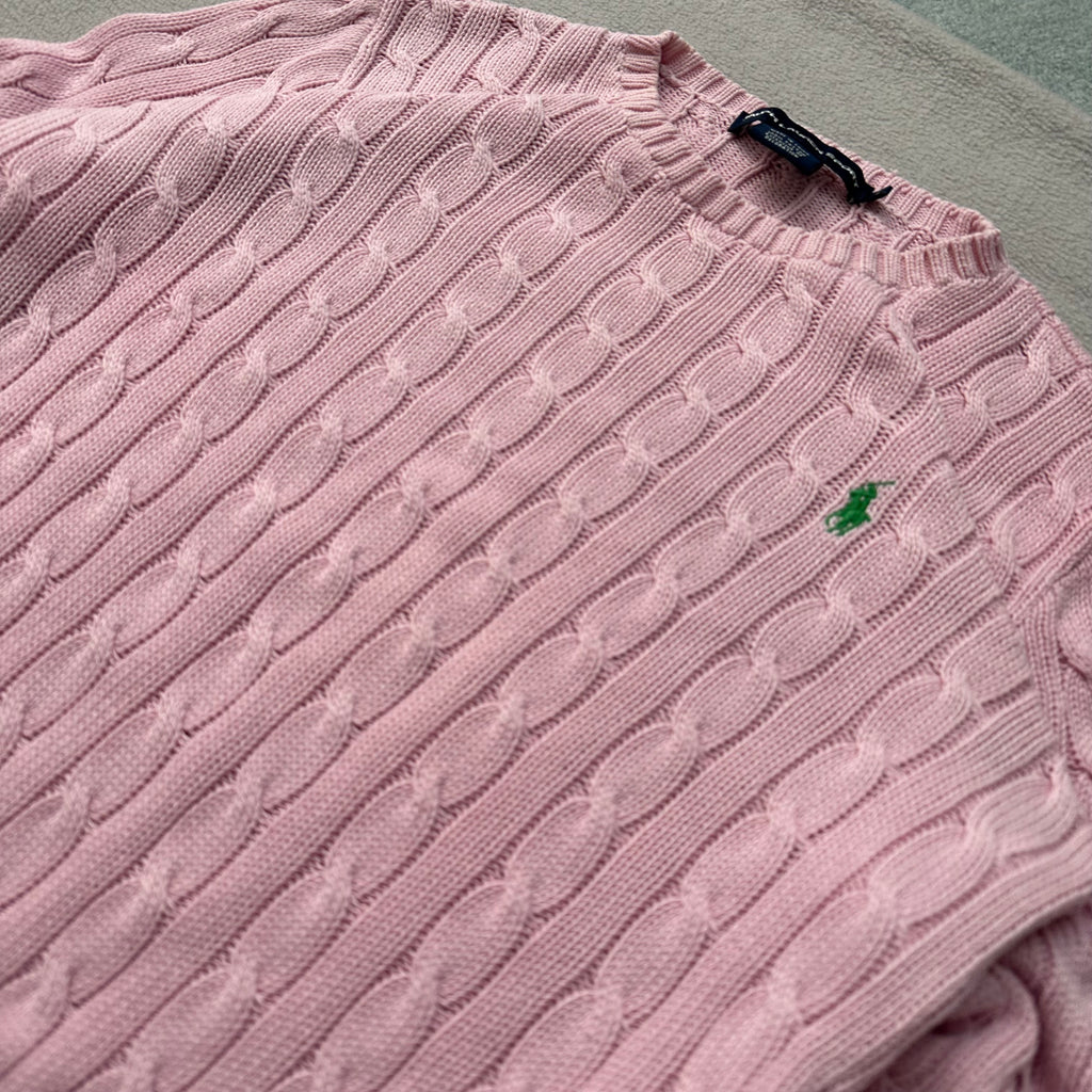Vintage Ralph Lauren Cable Knit Sweater (S-M)