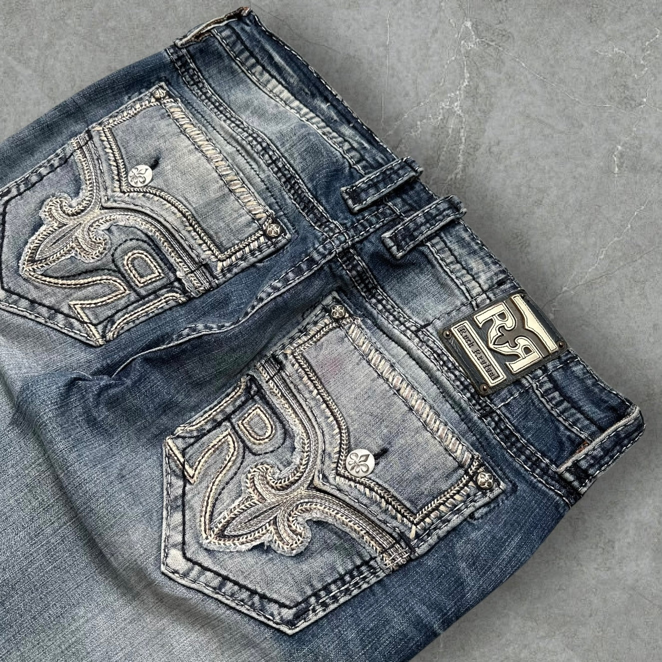Vintage Rock Revival Jeans (XL-XXL)