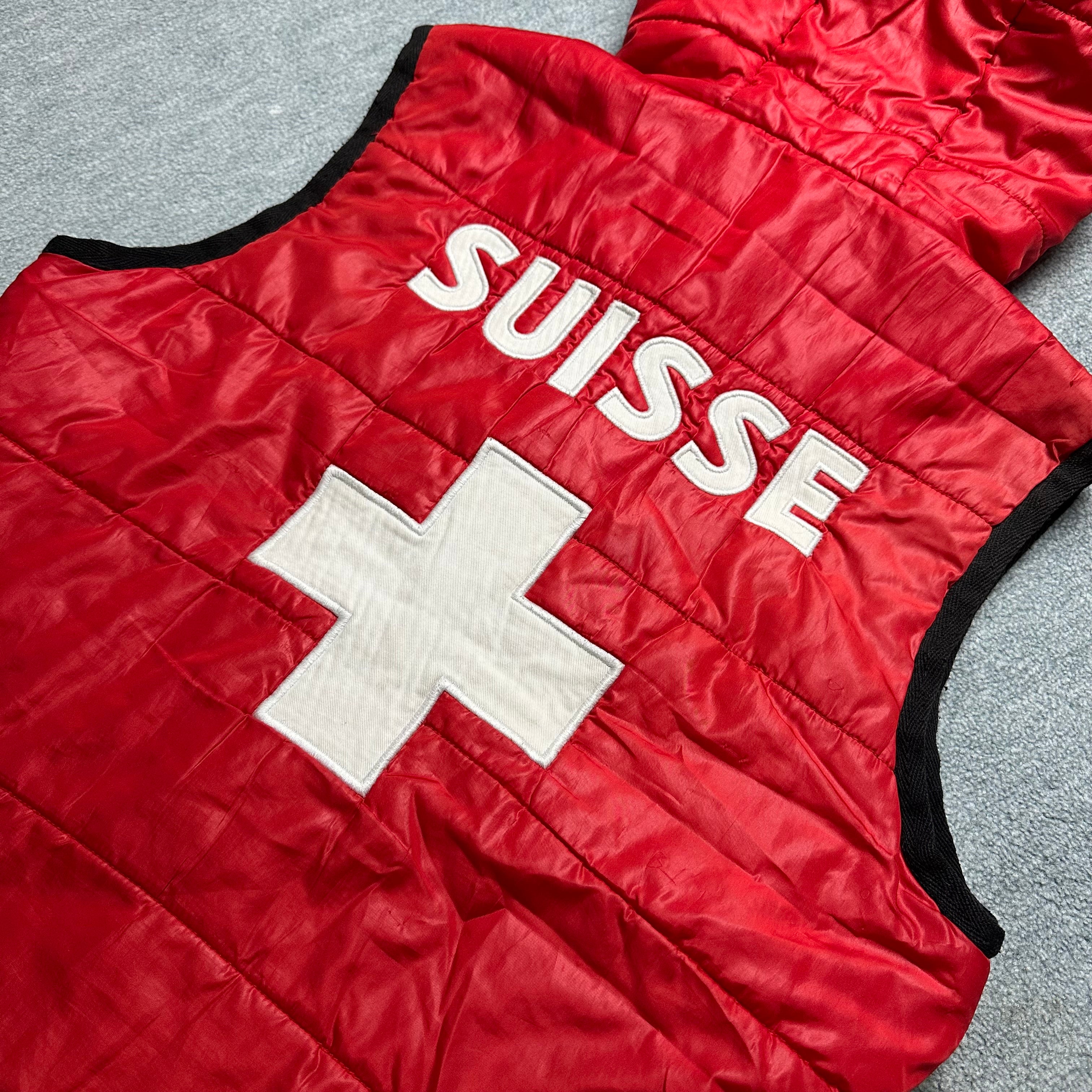 Vintage Ralph Lauren Weste Suisse Big Pony (S)