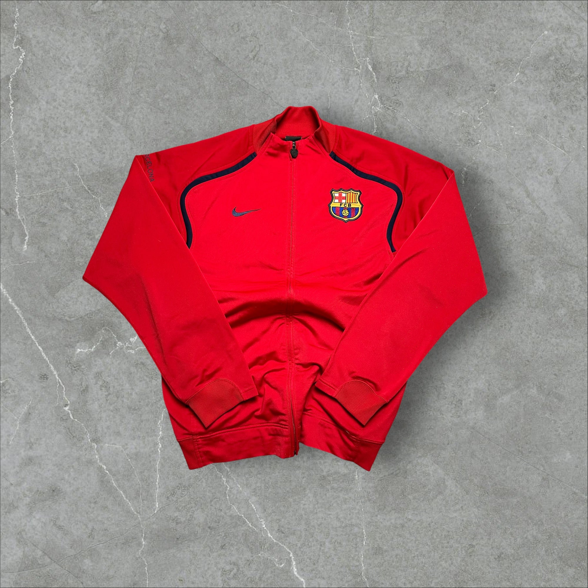 Vintage Nike FC Barcelona Trainingsjacke (L)