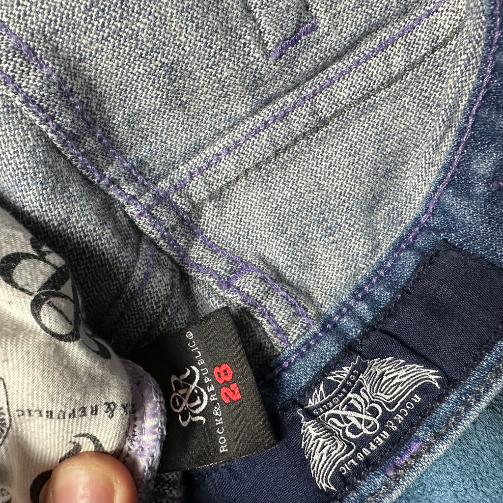 Vintage Rock & Republic Bootcut Low waist Jeans Damen (S-M / 28)