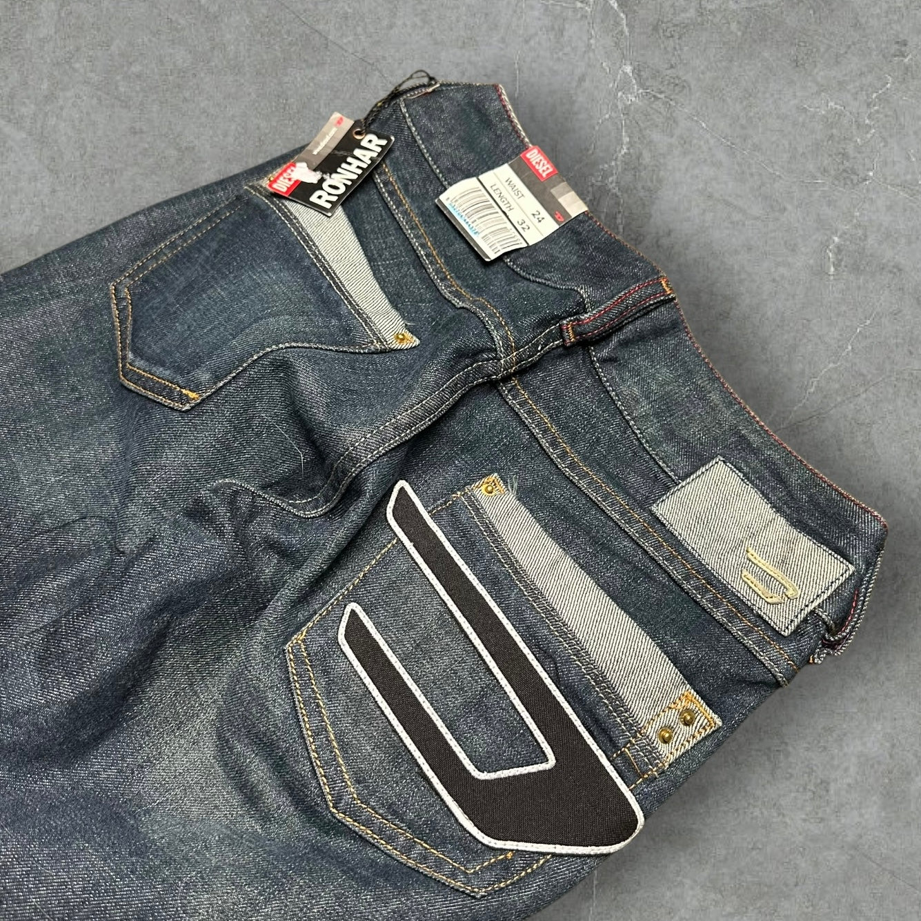 Neue Diesel Bootcut Jeans Damen Y2K (XXS)