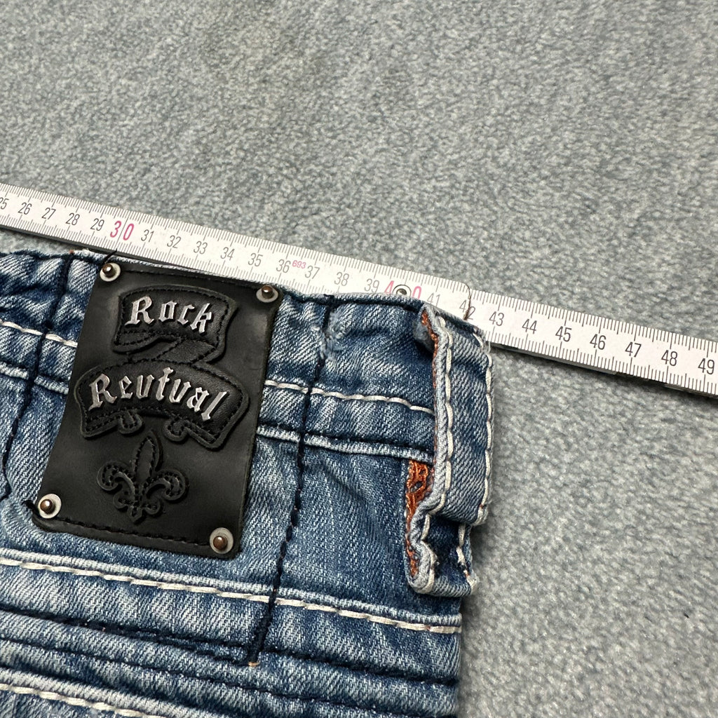 Vintage Rock Revival Jeans (M-L)