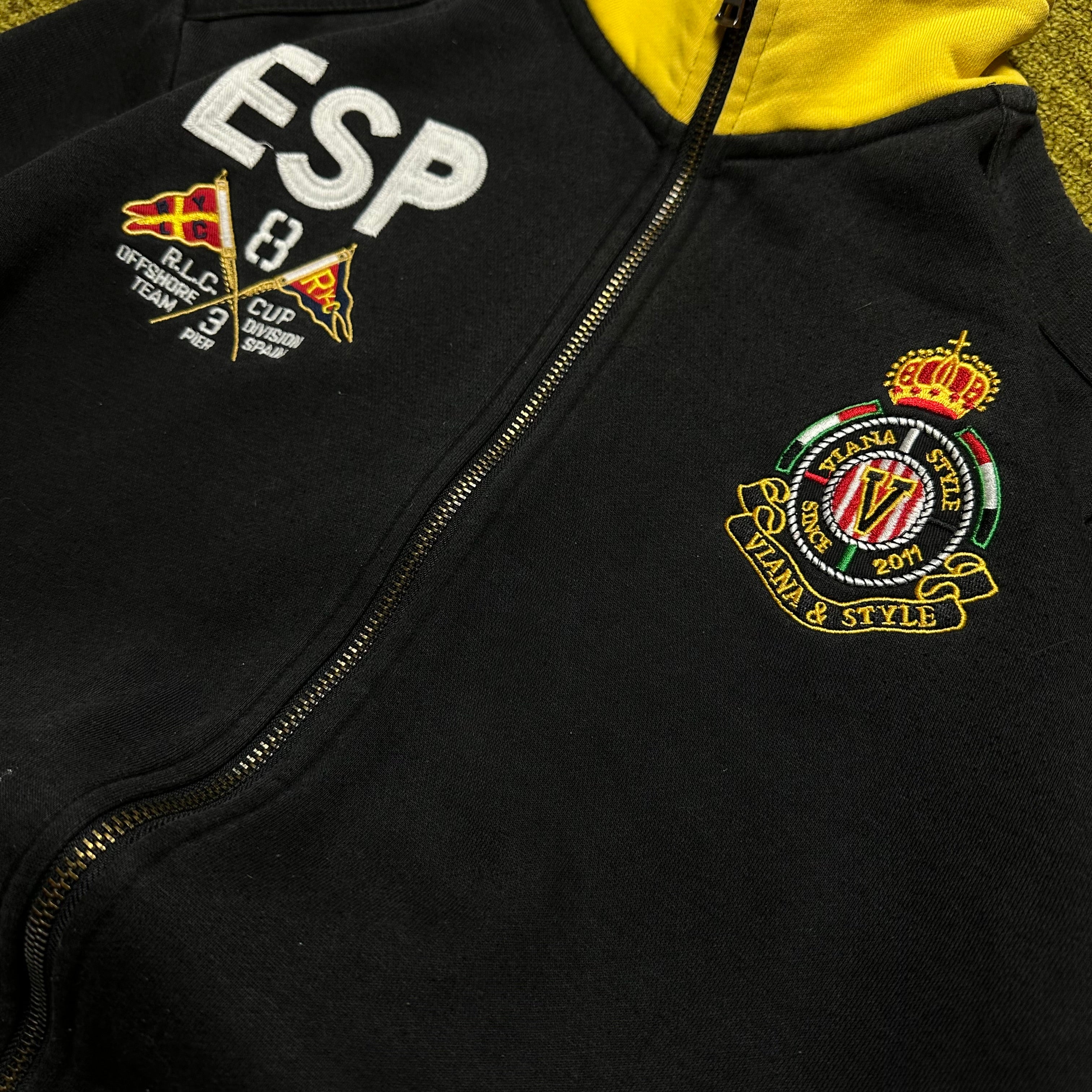 Vintage Ralph Lauren Spanien Zipper Jacke (M-L)