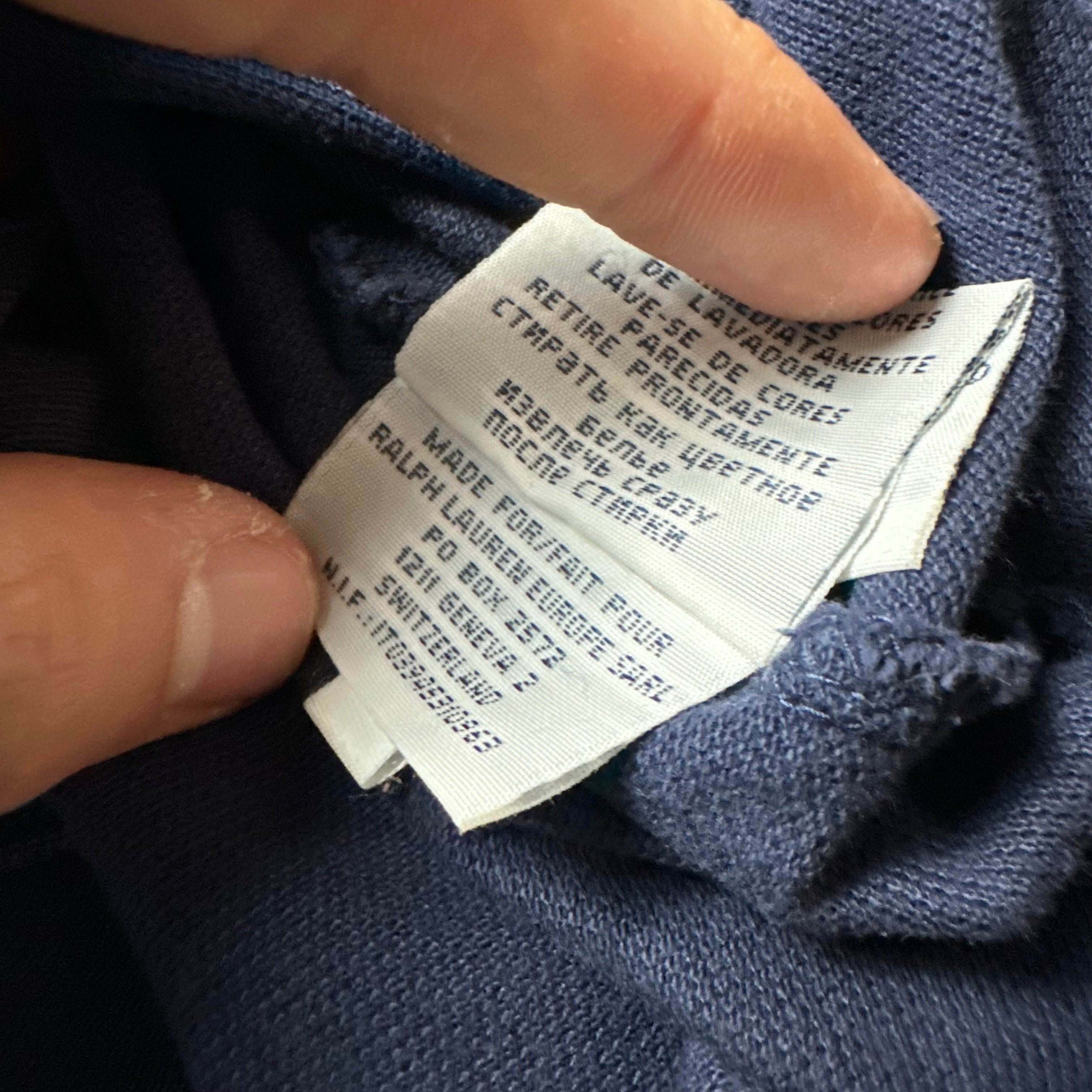 Vintage Ralph Lauren New York Big Pony Polo Shirt (L)