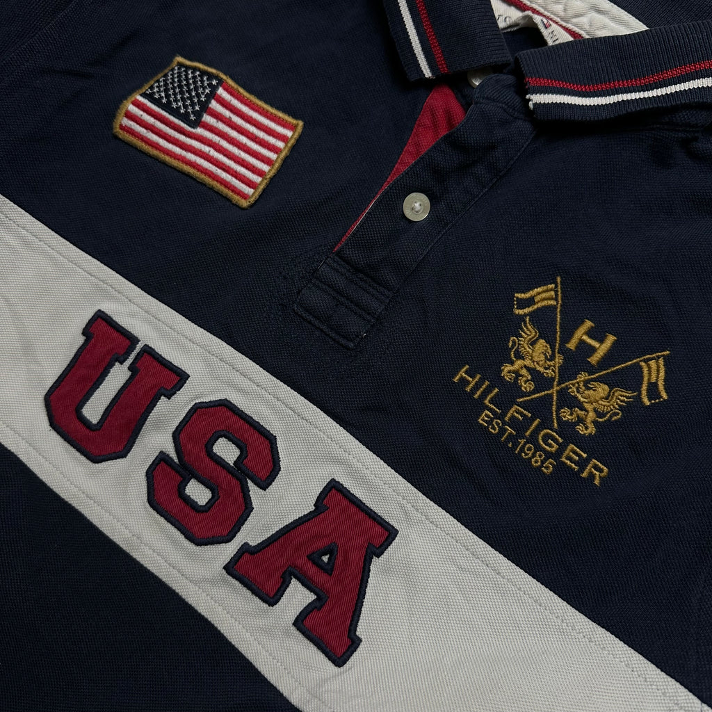 Vintage Hilfiger USA Polo Shirt (XXS)