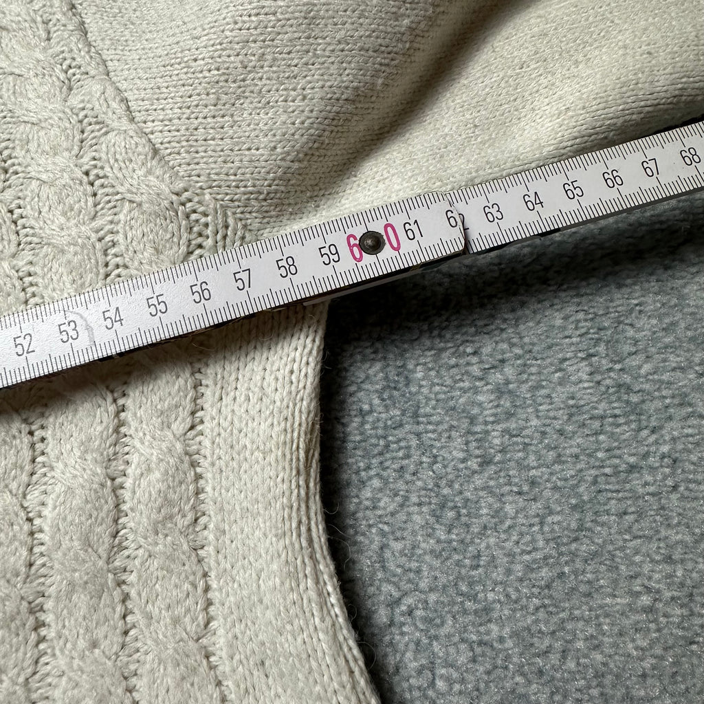 Vintage Lacoste Cable Knit Sweater (M-L)