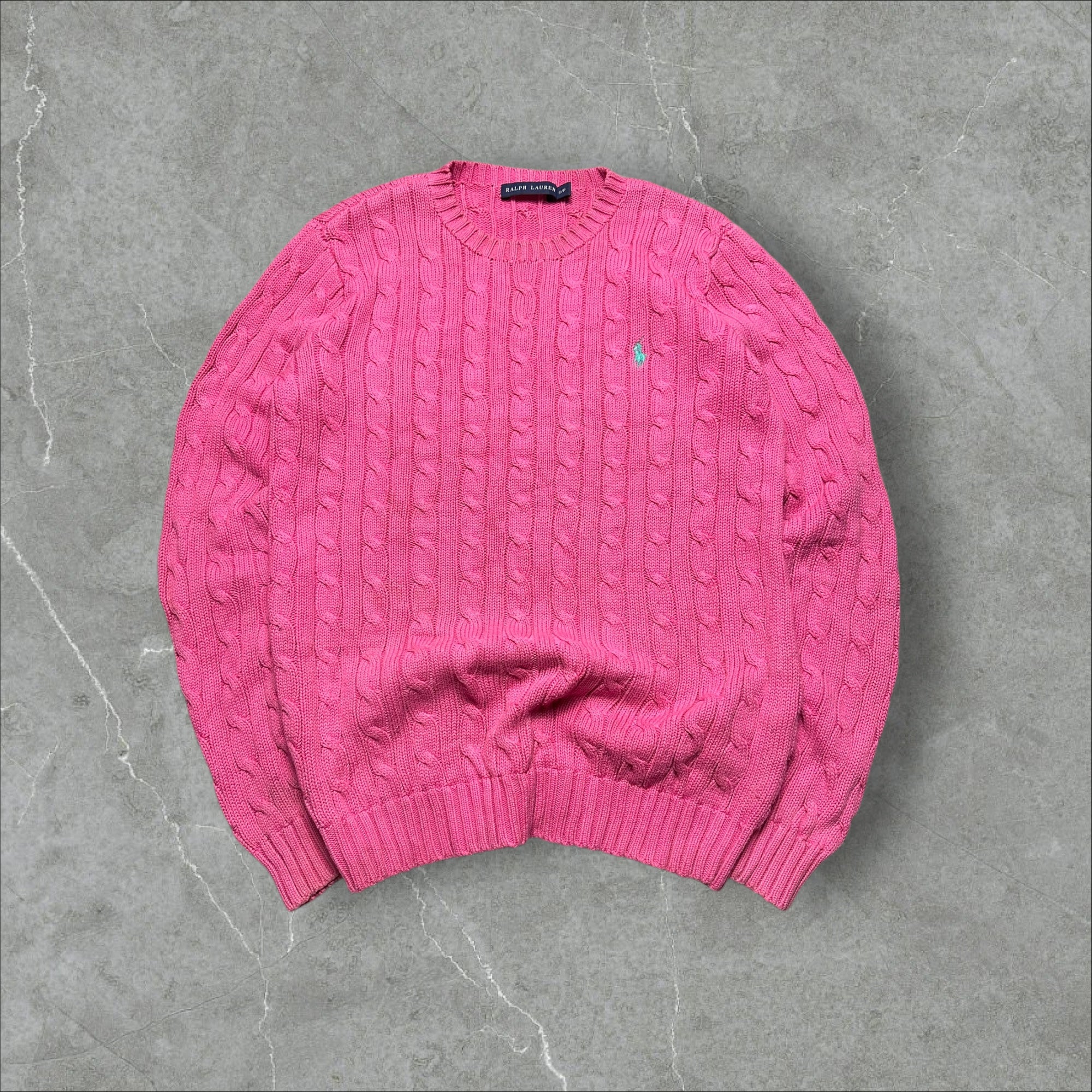 Vintage Ralph Lauren Sweater Cable Knit (S)