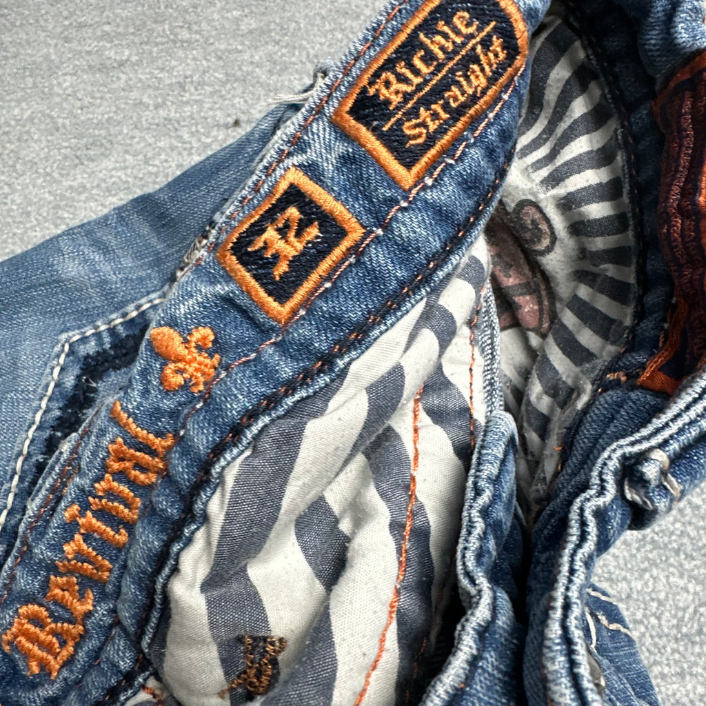 Vintage Rock Revival Jeans (M-L)