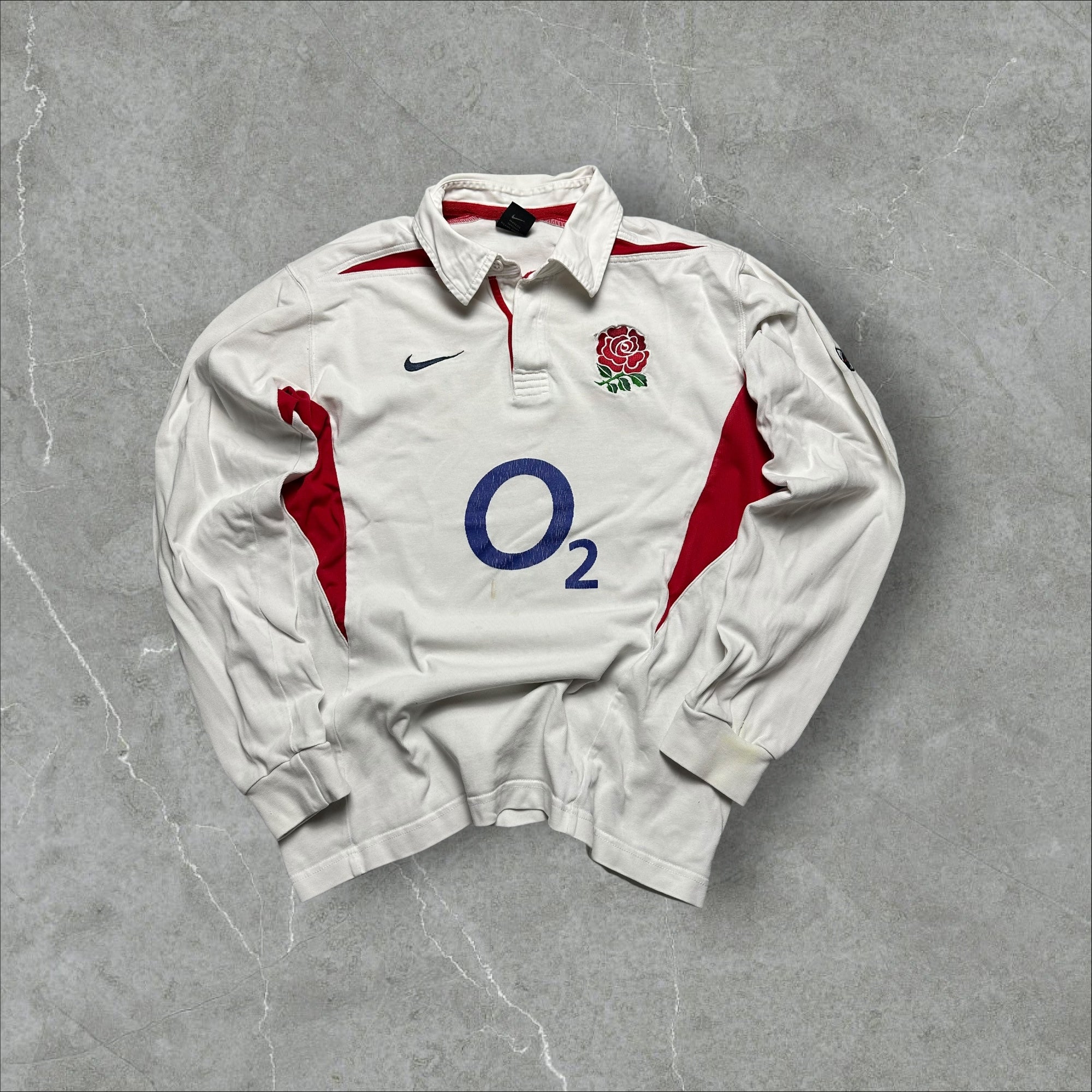 Vintage Nike O2 England Rugby Shirt 2009 (L)