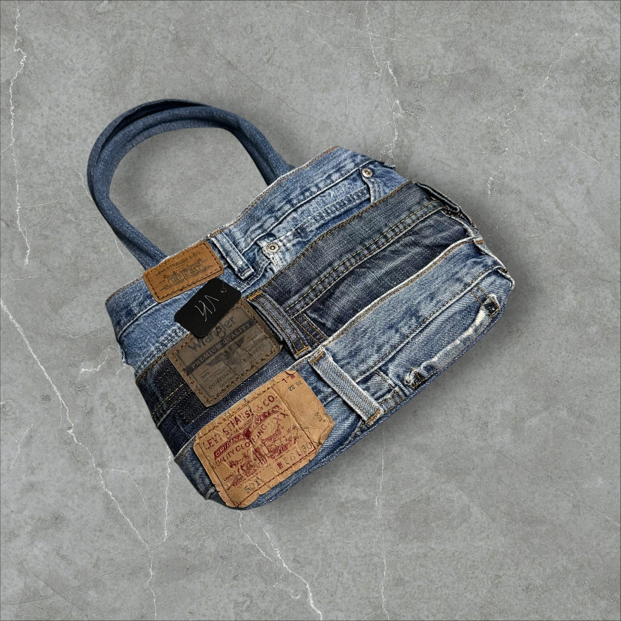 Vintage reworked Jeans Bag