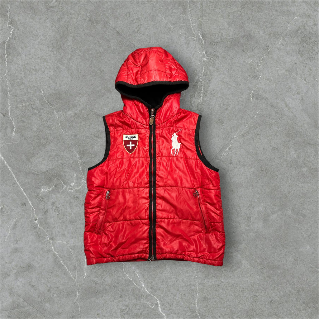 Vintage Ralph Lauren Weste Suisse Big Pony (S)