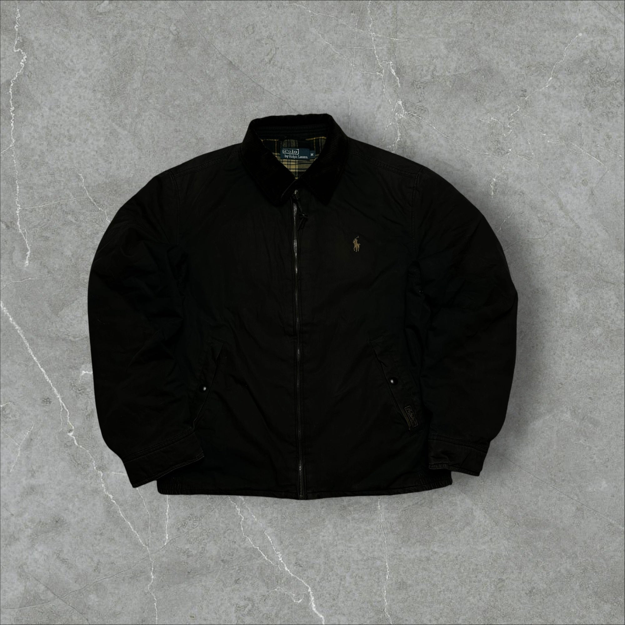 Vintage Ralph Lauren Harrington Jacke gefüttert (M)