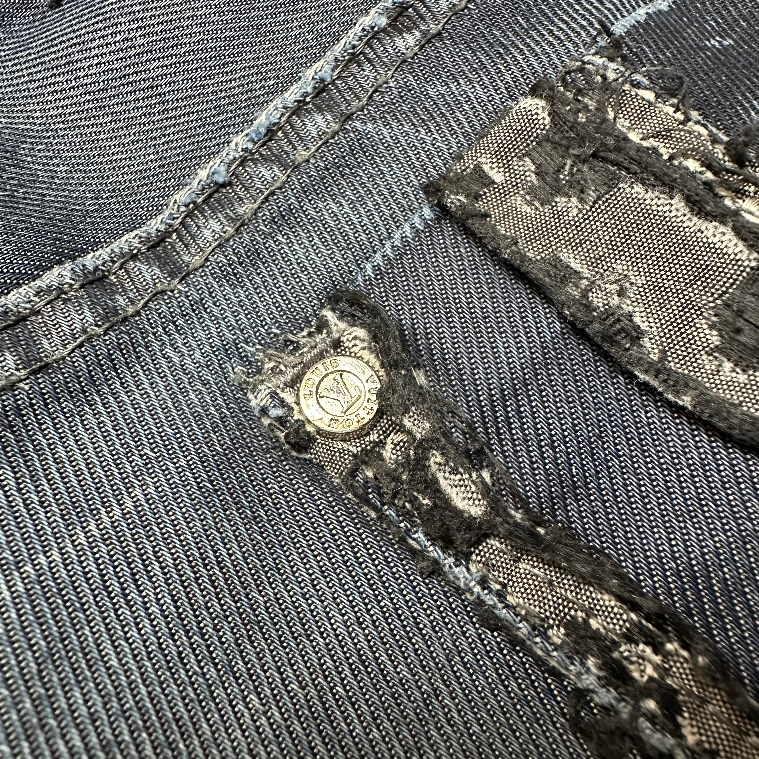 Vintage Customized LV Monogram Jeans (S-M)