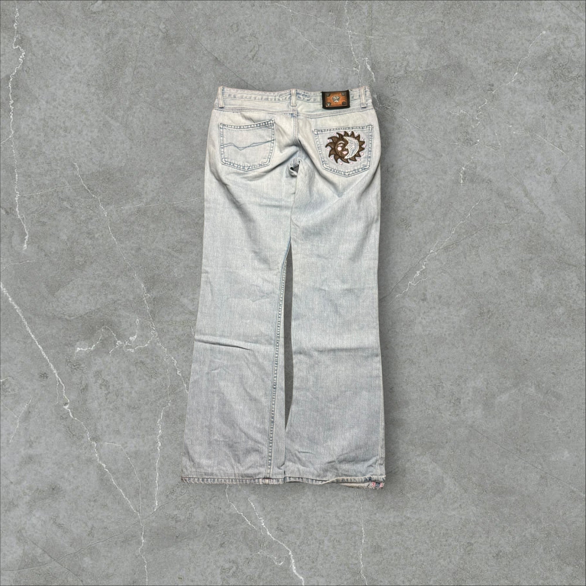 Crazy Vintage Versace Bootcut Jeans Damen (S-M)