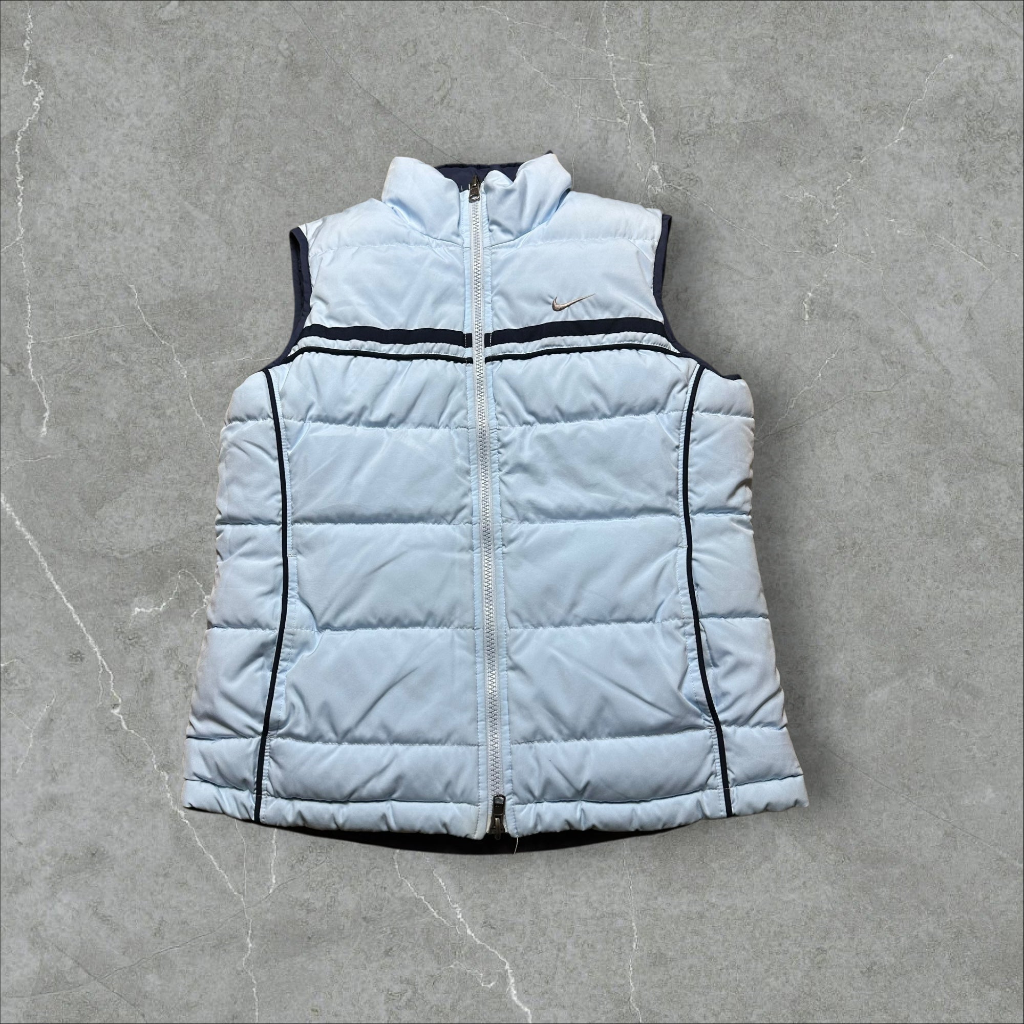 Vintage Nike reversible Weste Hellblau (S)