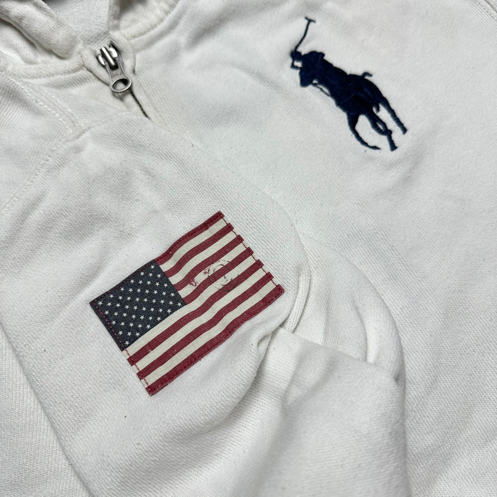 Vintage Ralph Lauren USA Flagg und Ziffer (XS-S)