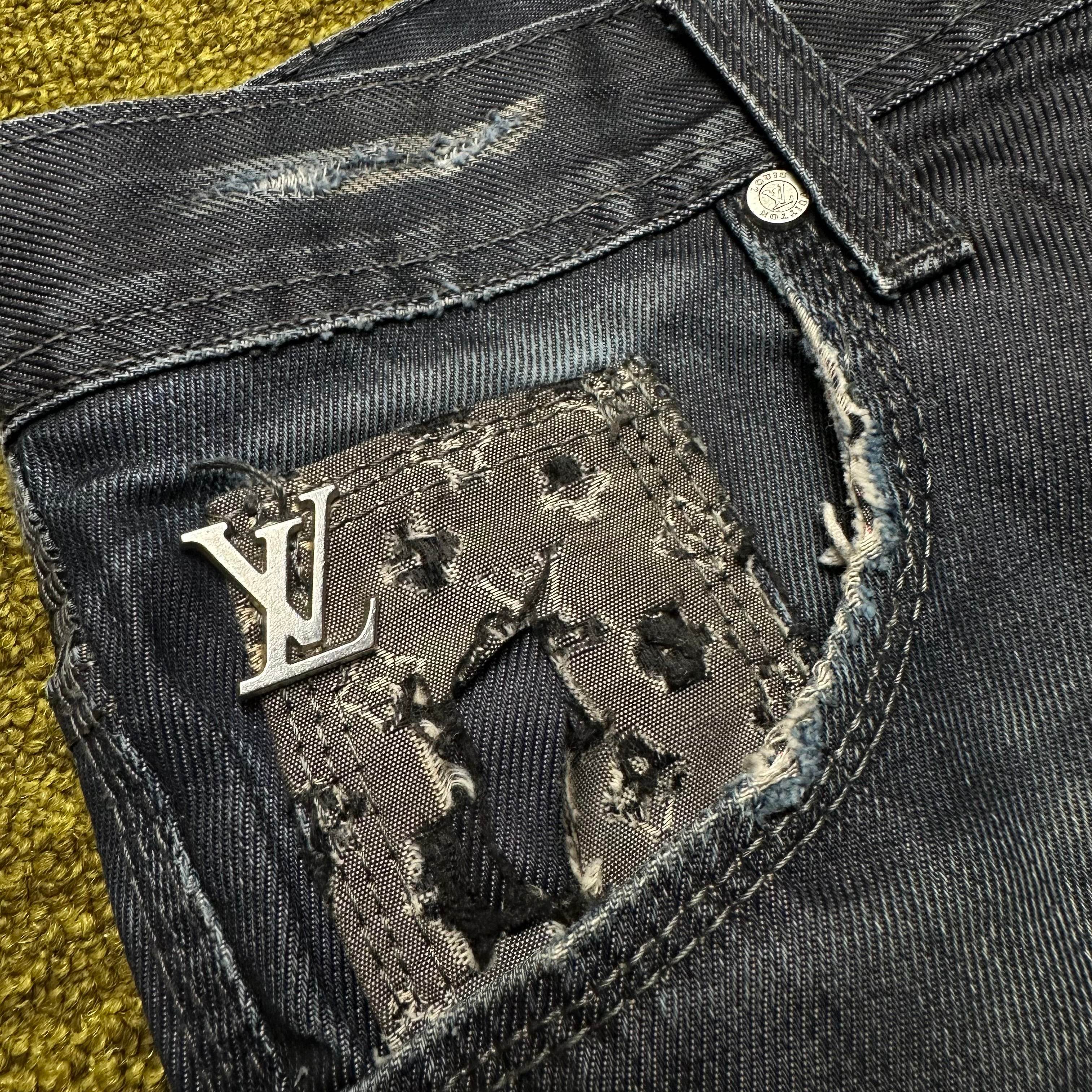Vintage Customized LV Monogram Jeans (S-M)