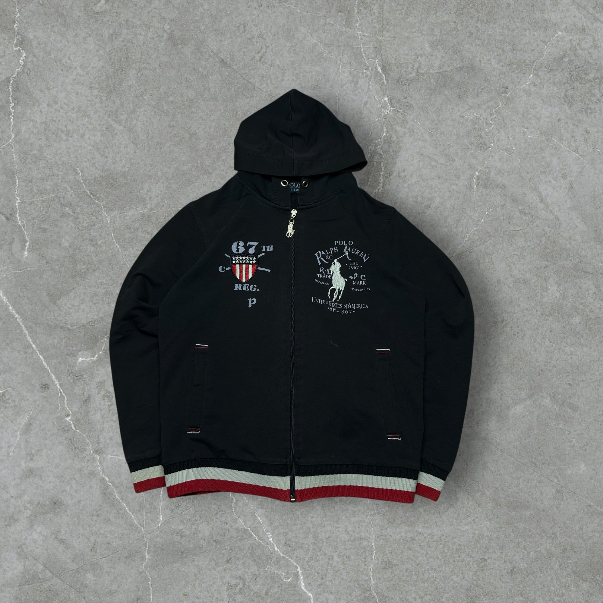 Vintage Ralph Lauren Zipper Jacke (XS)