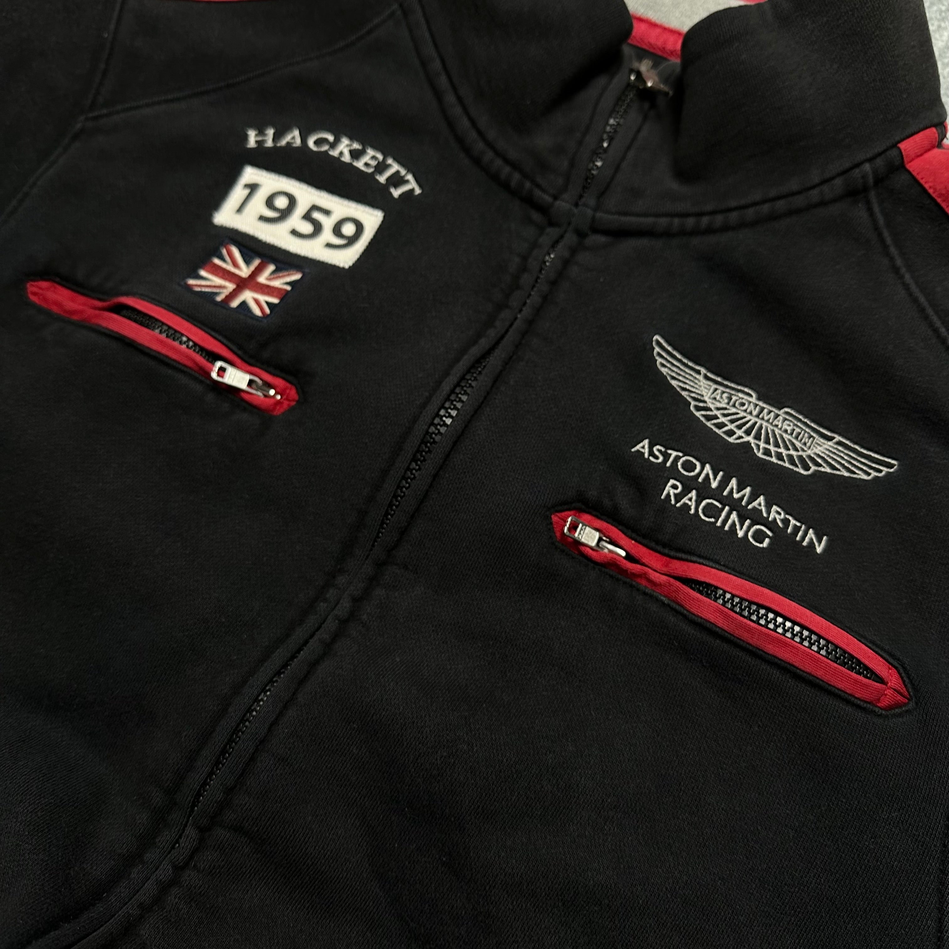 Vintage Hackett Aston Martin Racing Zipper Jacke (L)