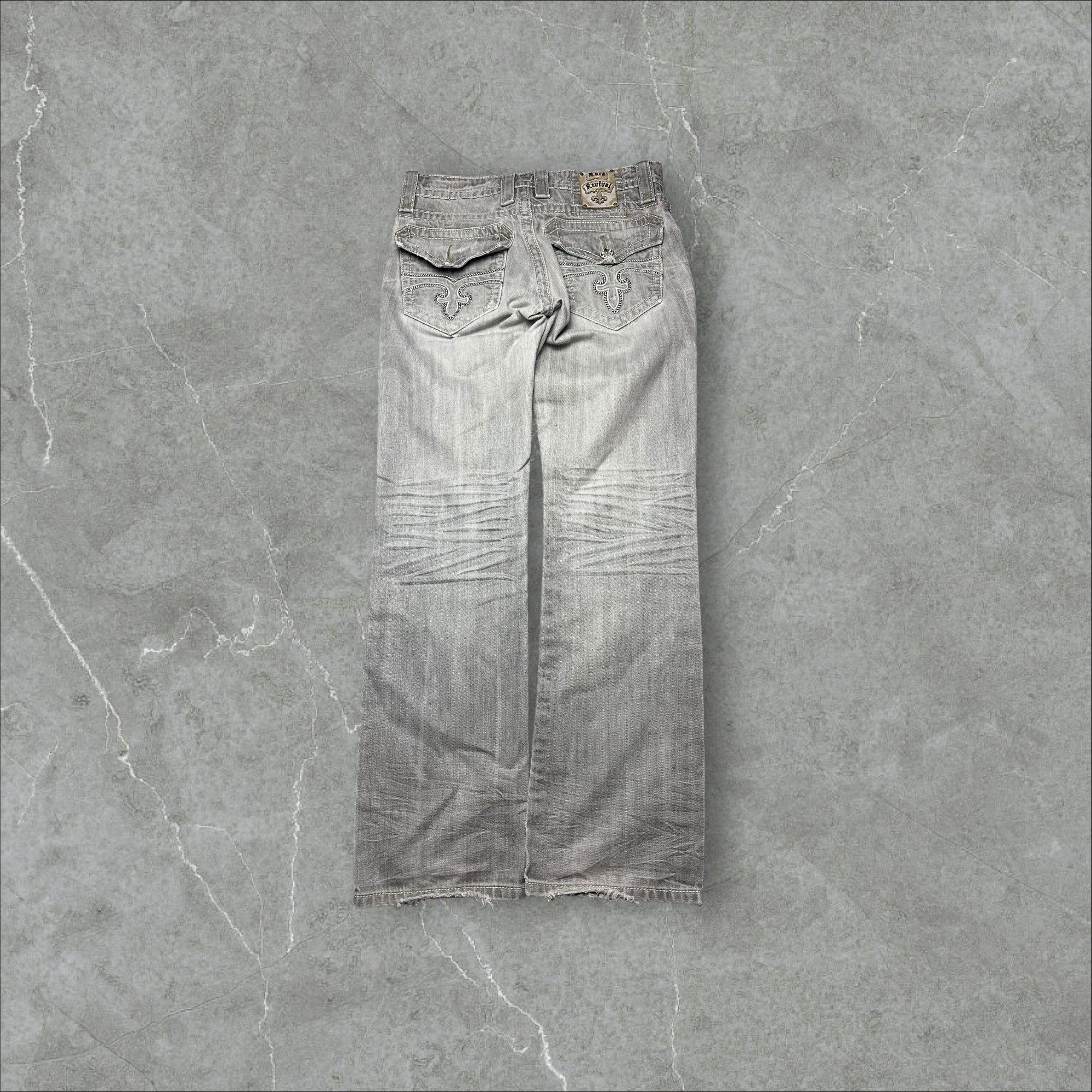 Vintage Rock Revival Jeans (M-L)