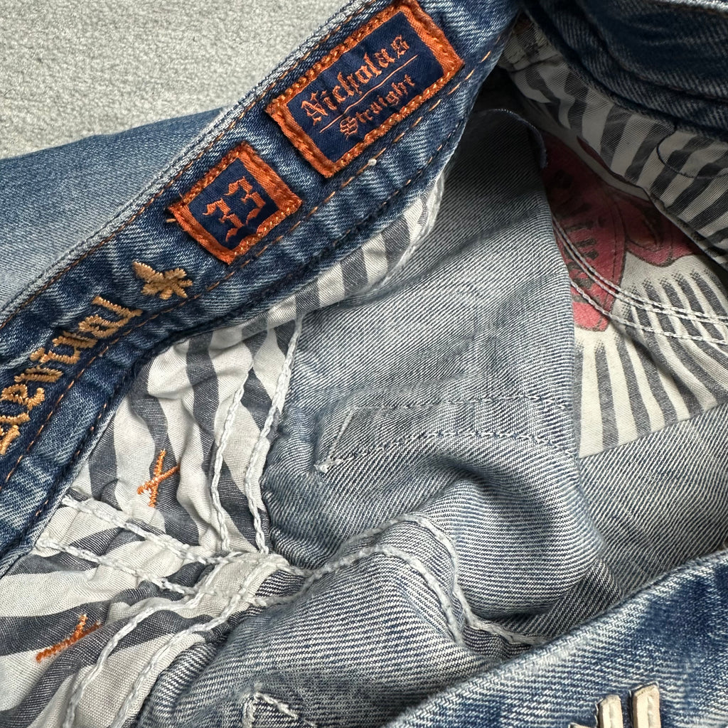 Vintage Rock Revival Jeans (M)