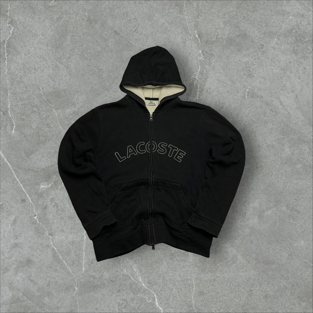 Vintage Lacoste Zipper Jacke Spellout (L)