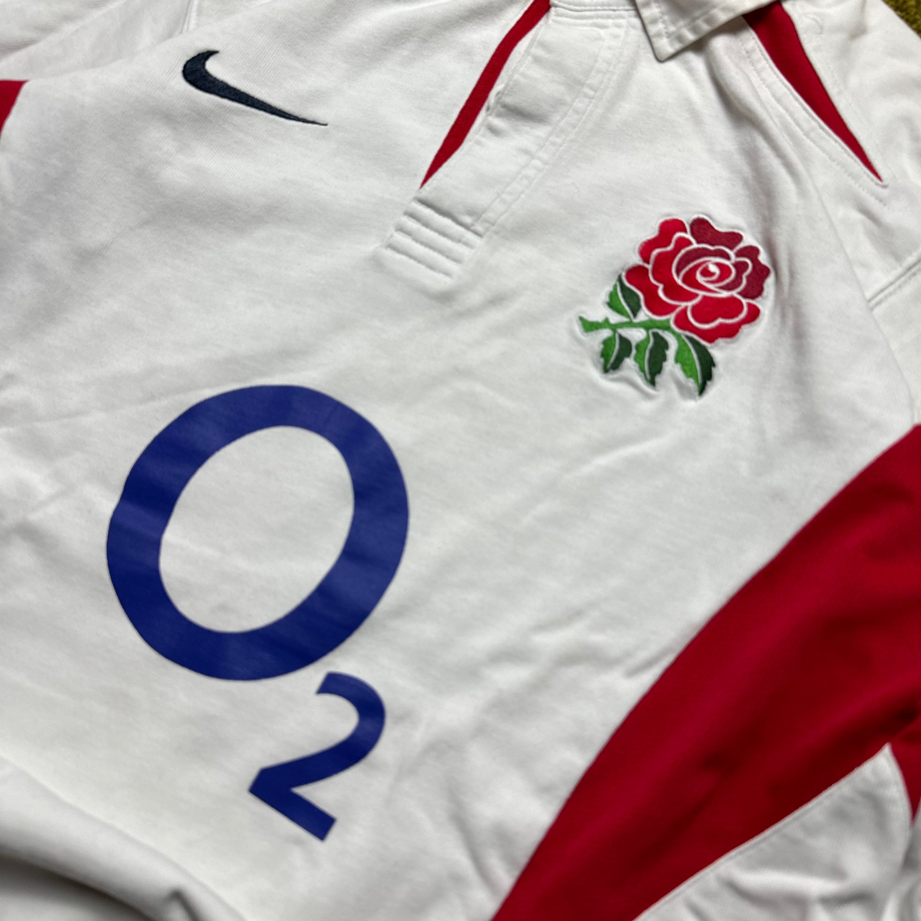 Vintage Nike England Rugby Polo (S)