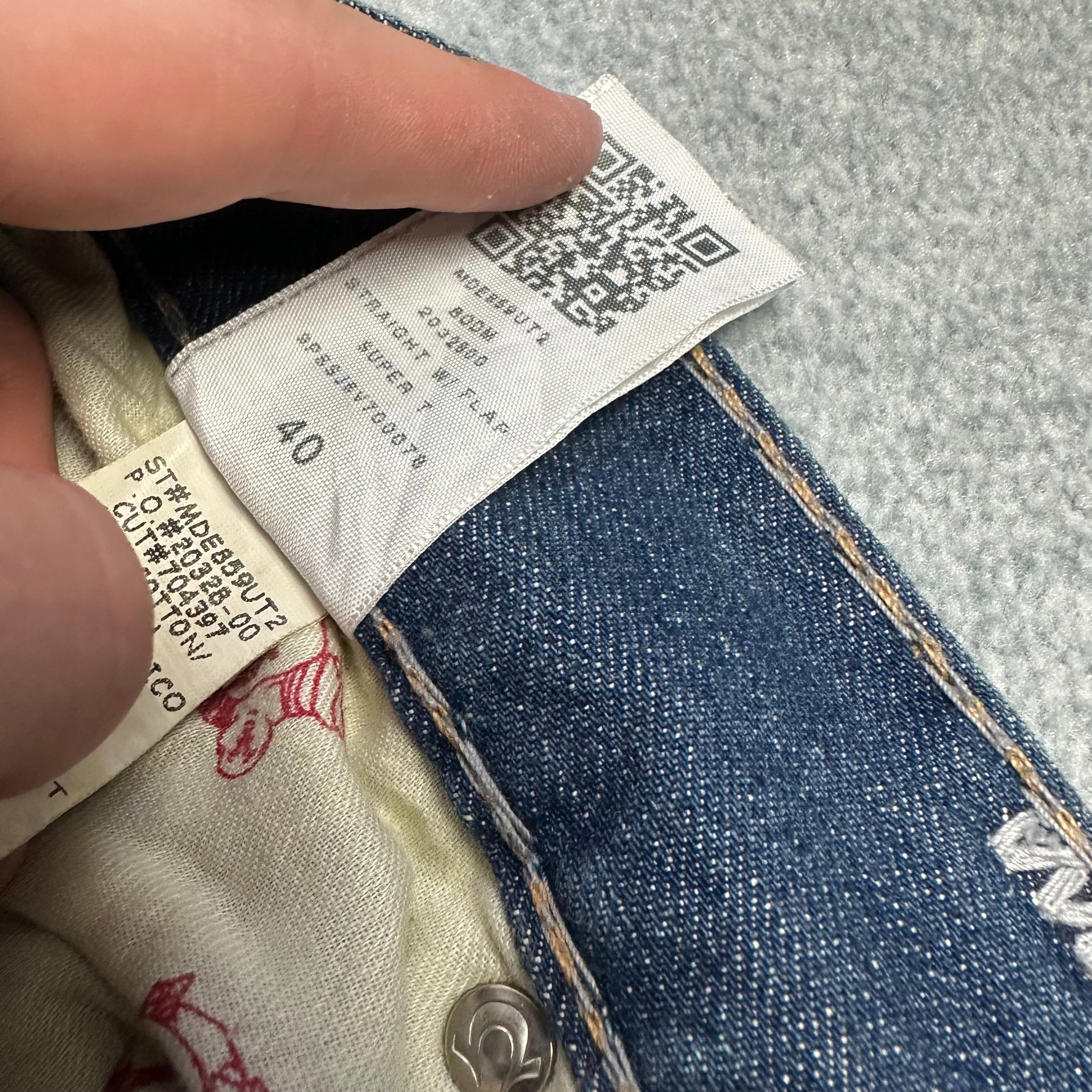 Vintage True Religion Jeans bleached (XL-XXL)